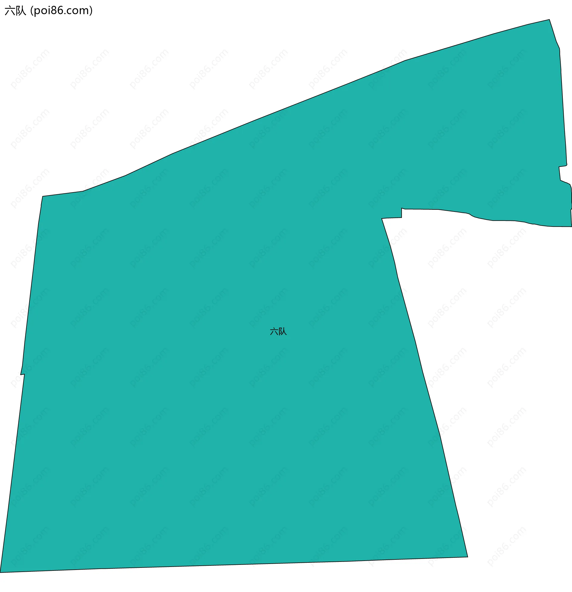 六队边界地图