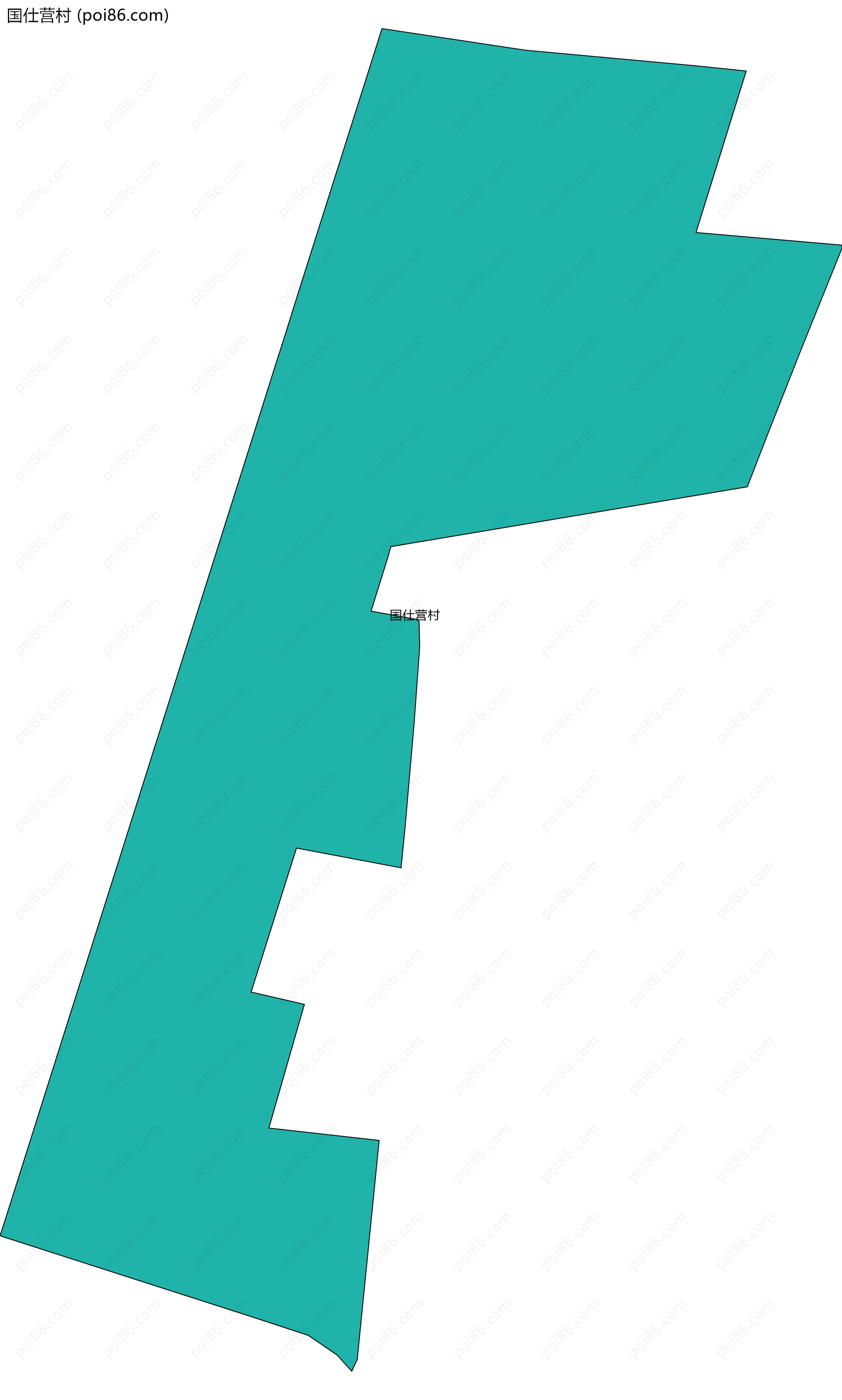 国仕营村边界地图