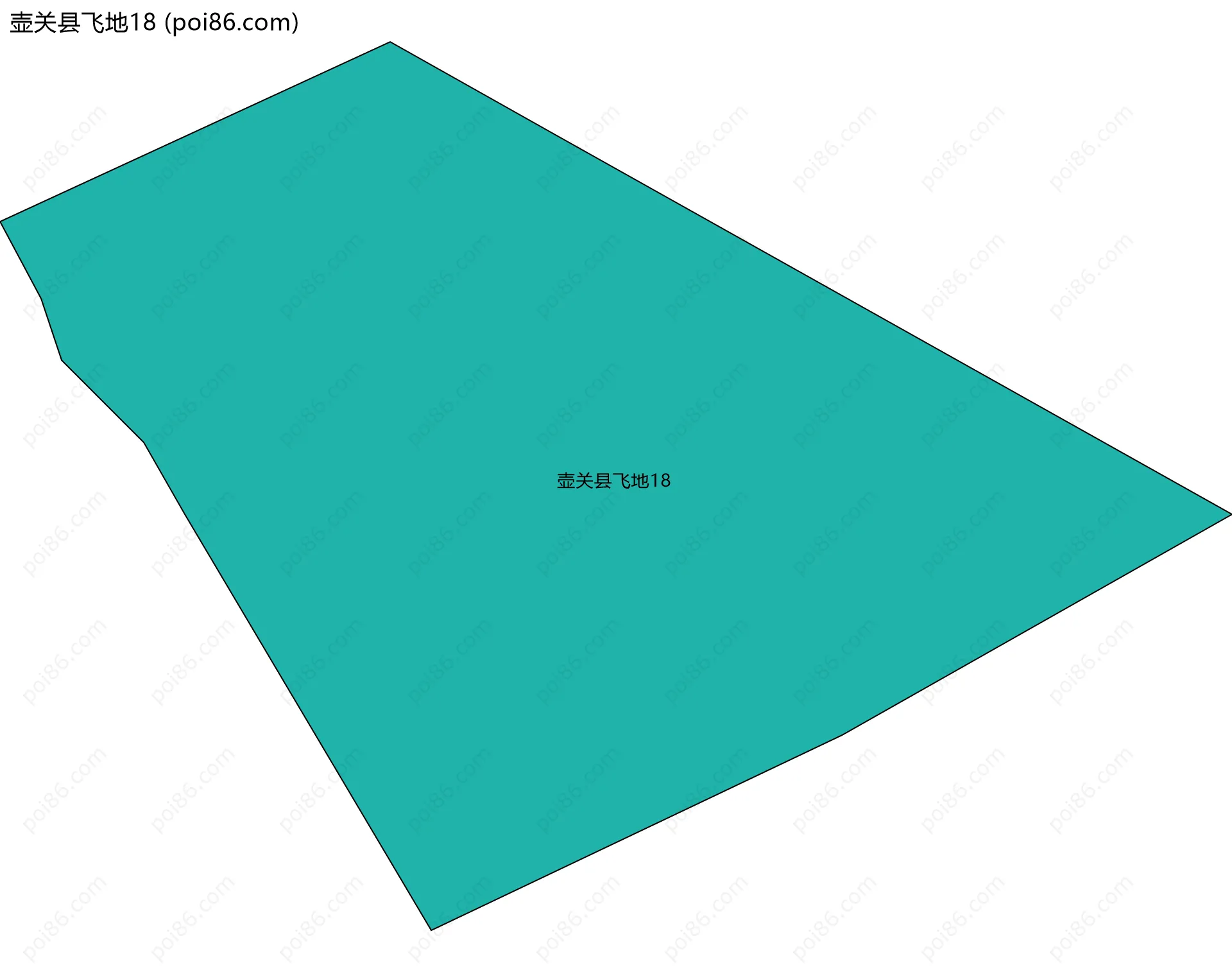 壶关县飞地18边界地图