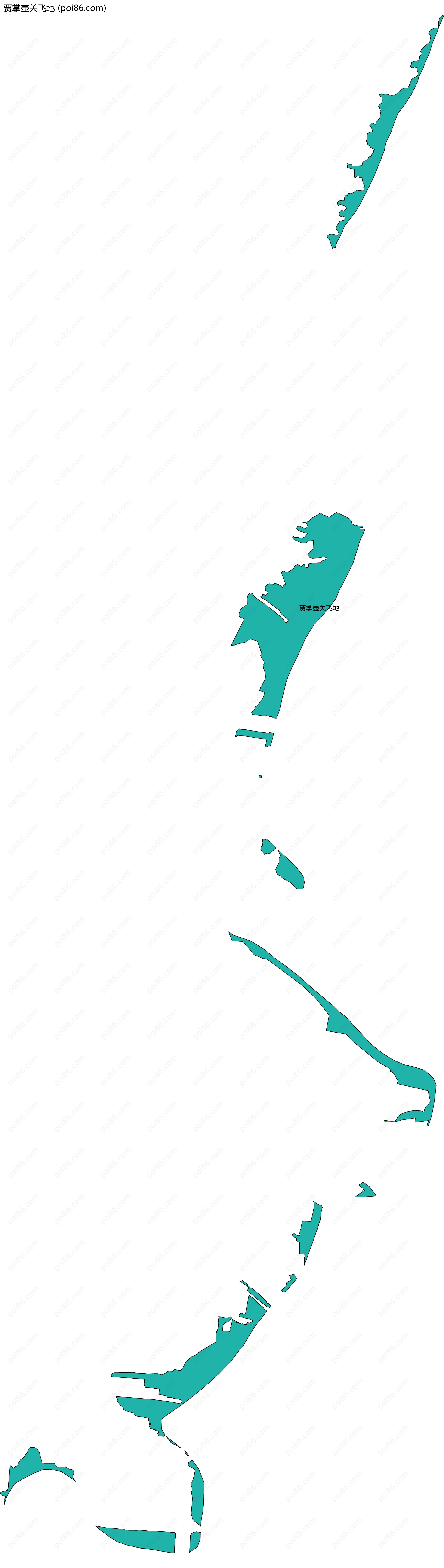 贾掌壶关飞地边界地图