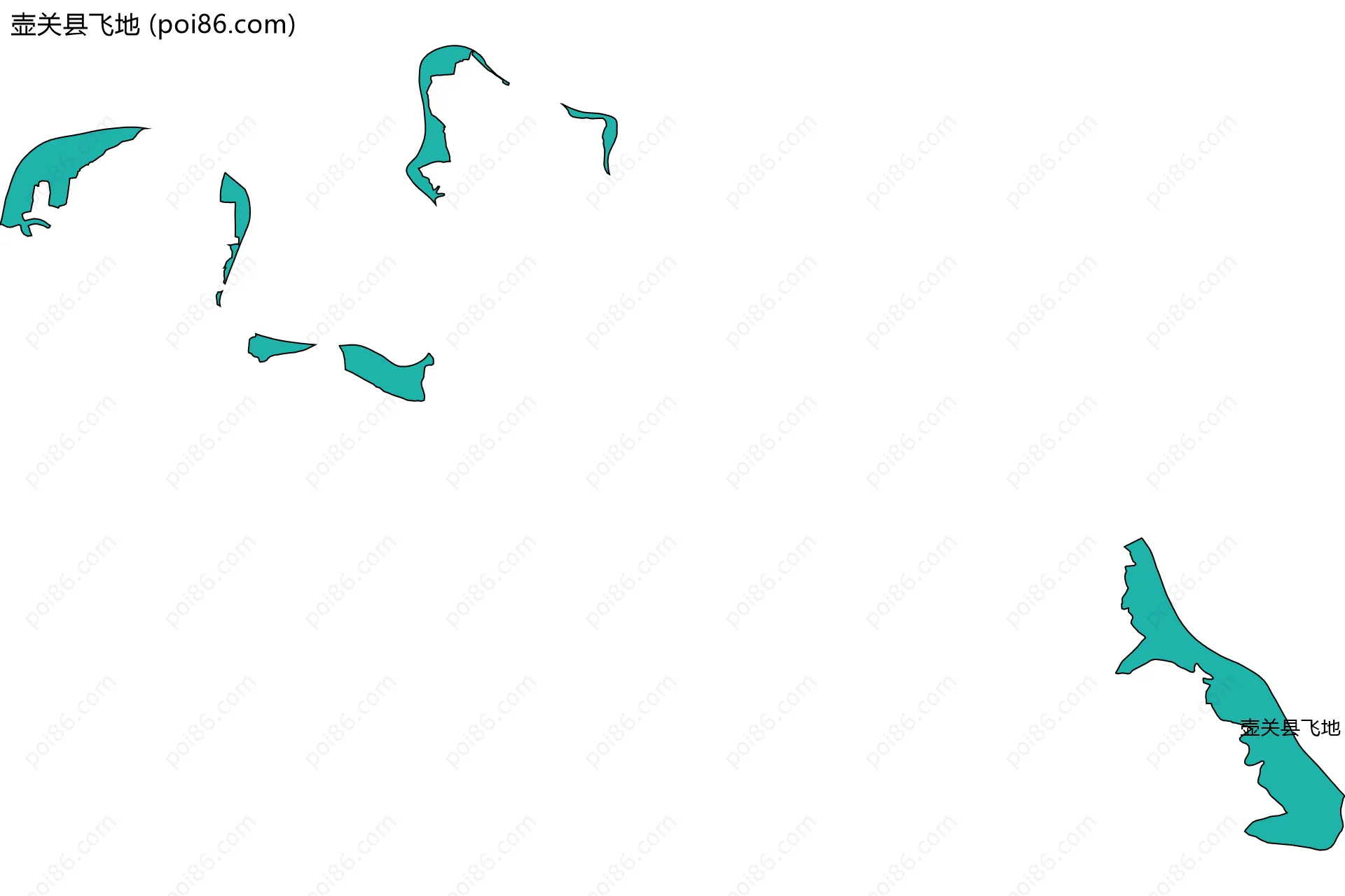 壶关县飞地边界地图