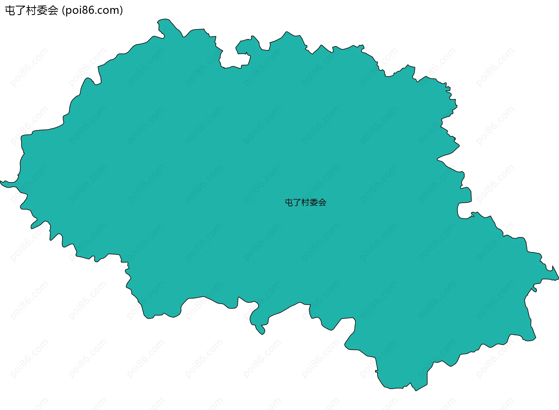 屯了村委会边界地图
