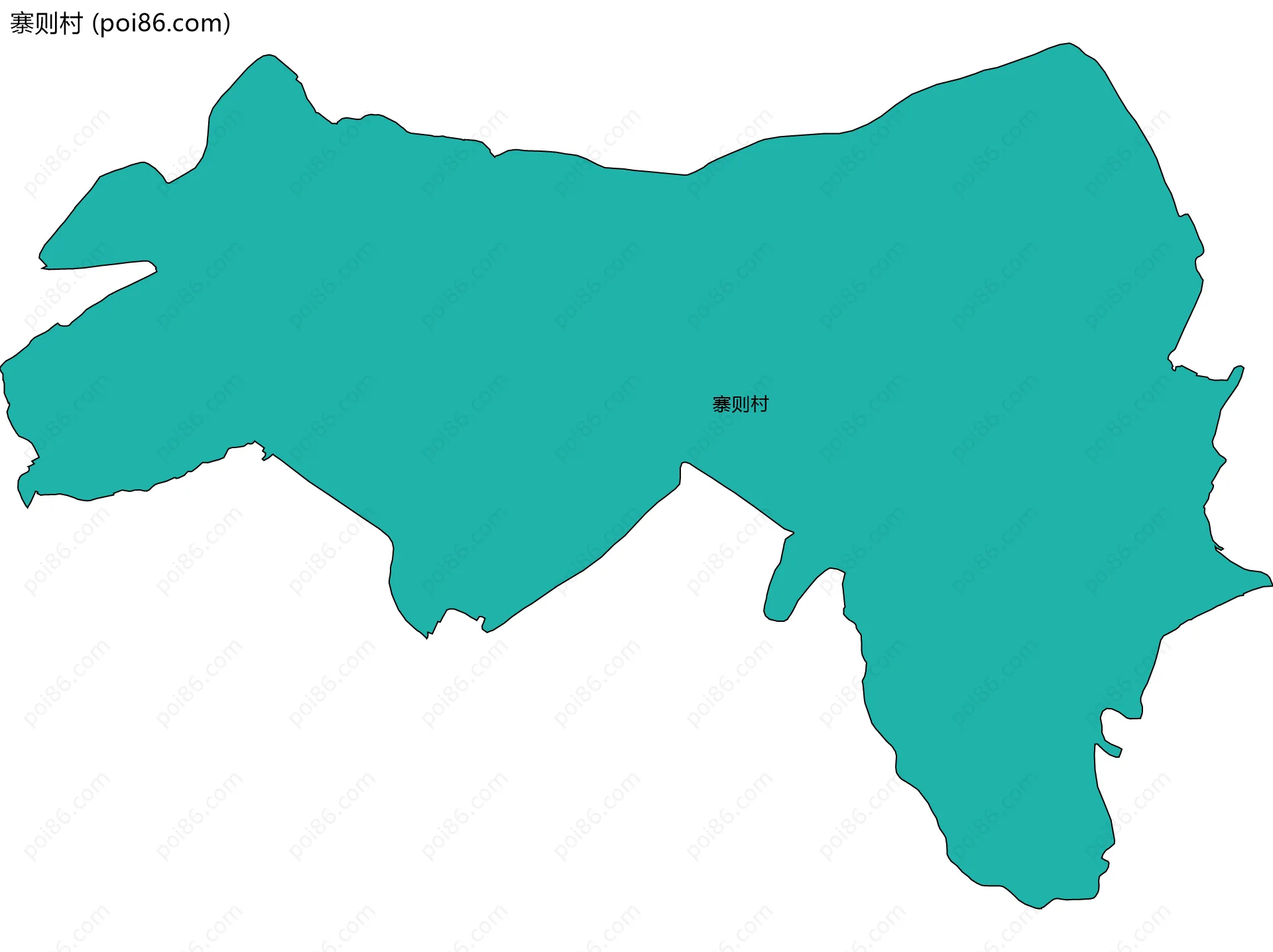 寨则村边界地图