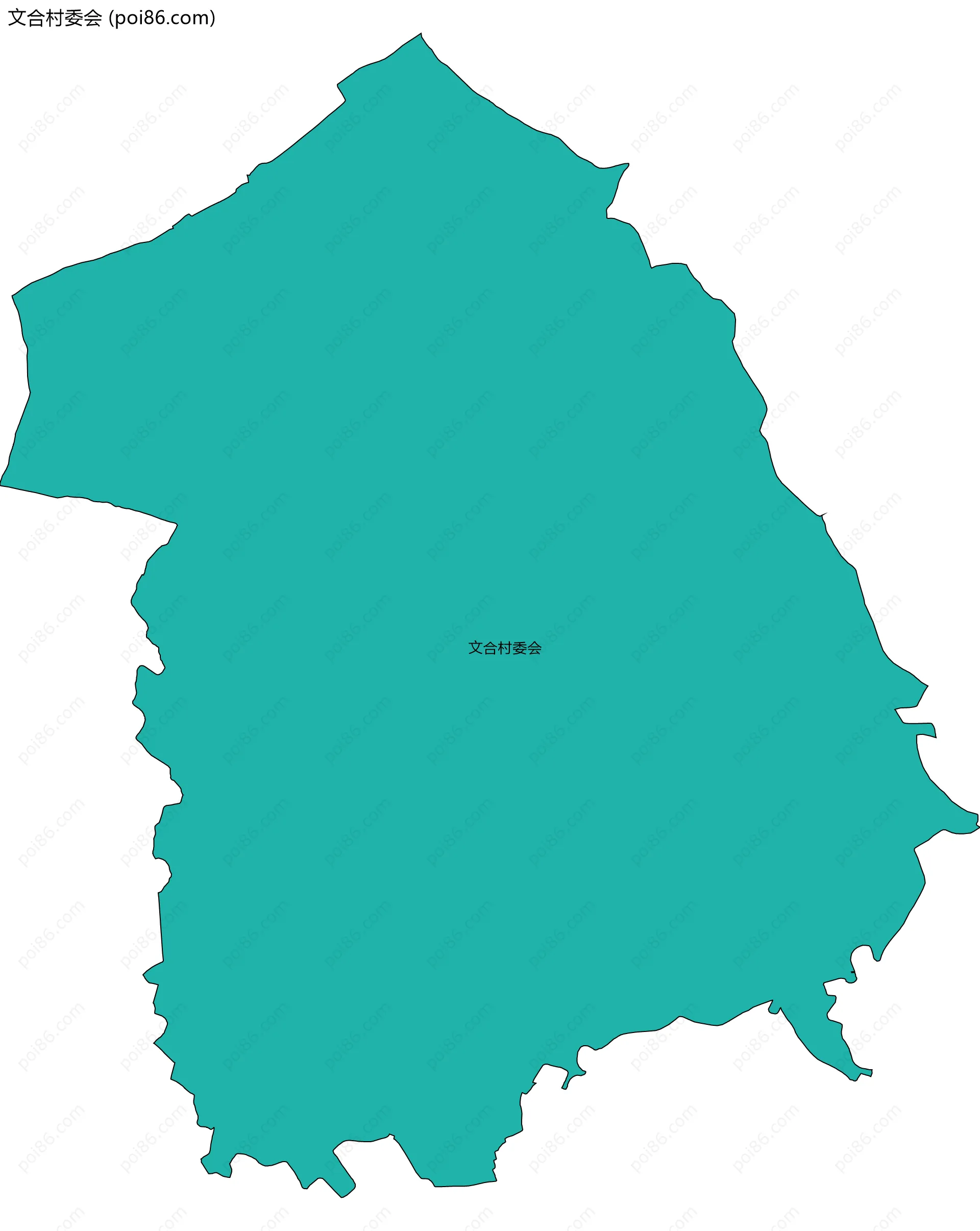 文合村委会边界地图