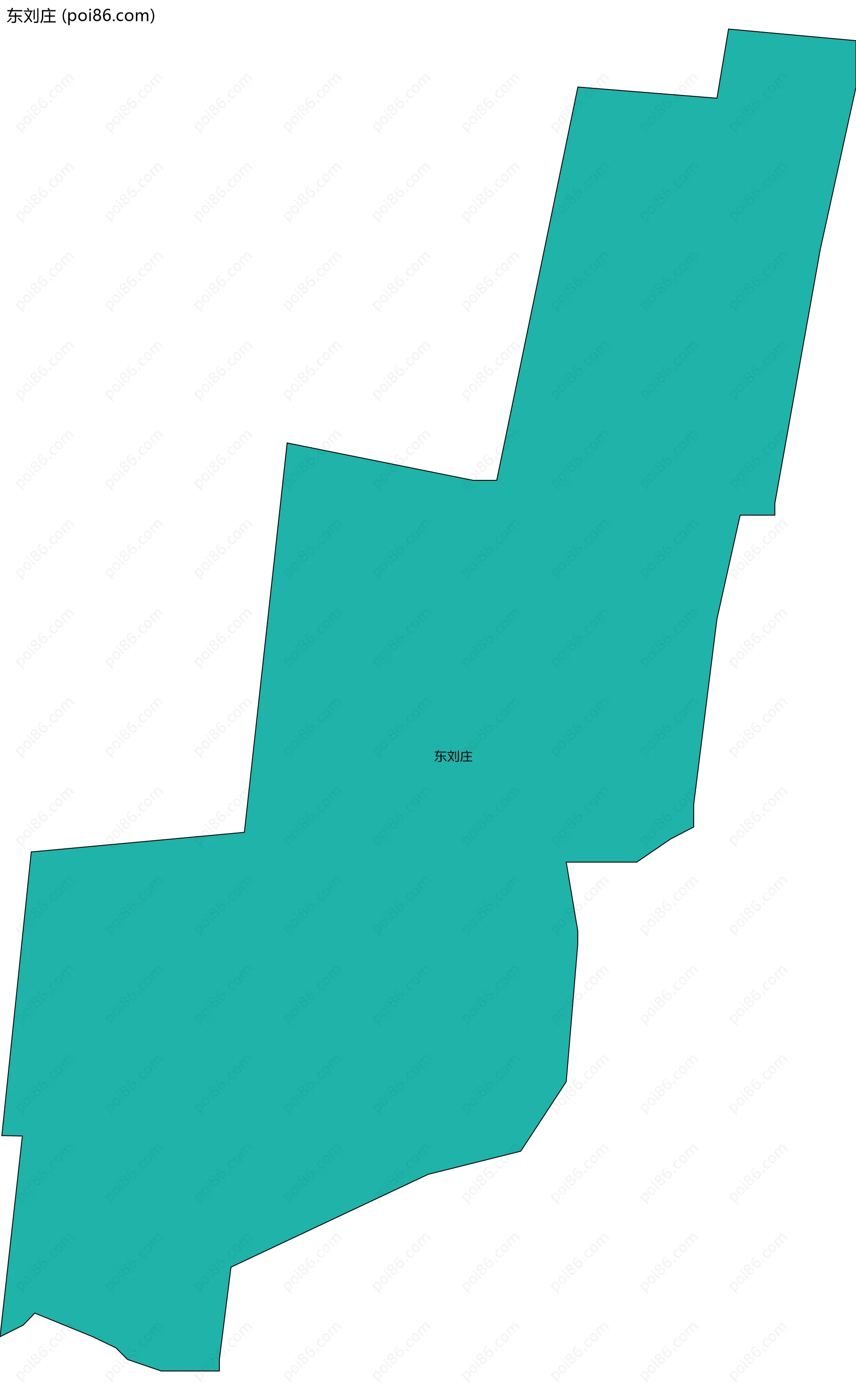 东刘庄边界地图