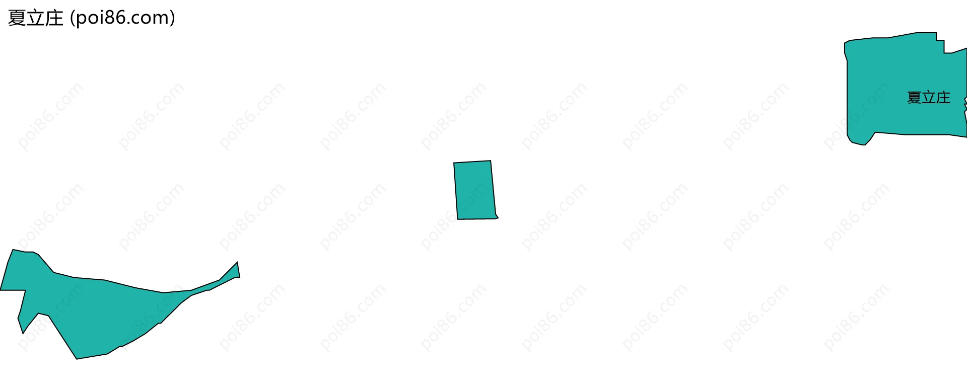 夏立庄边界地图