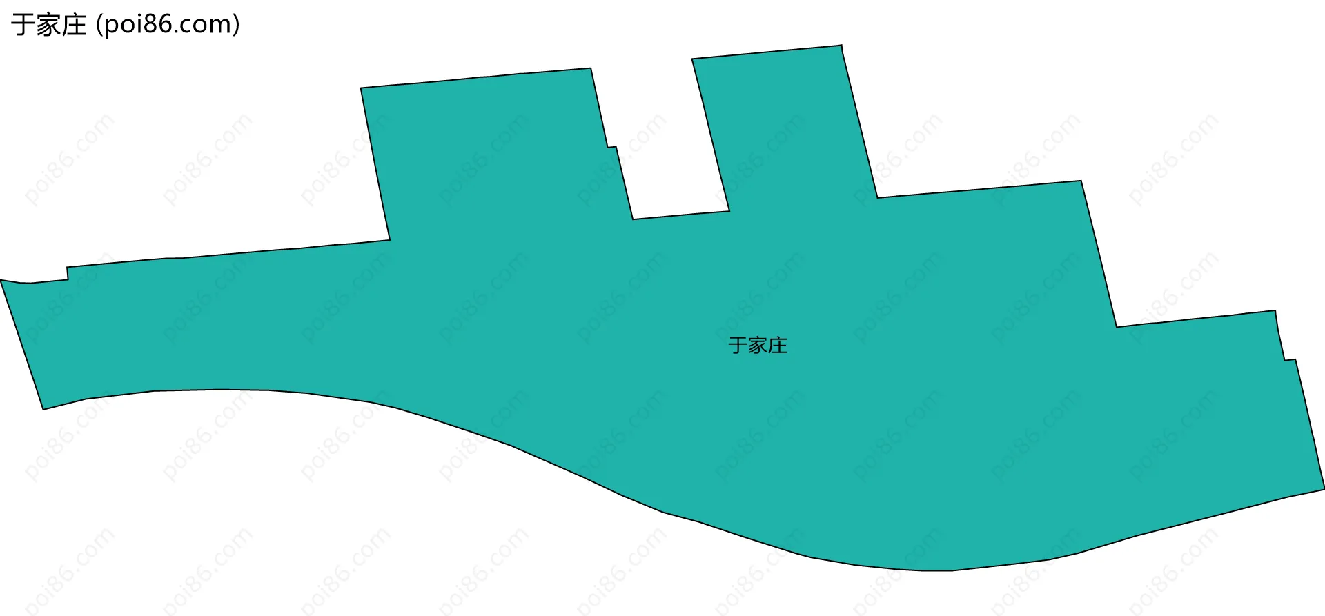 于家庄边界地图