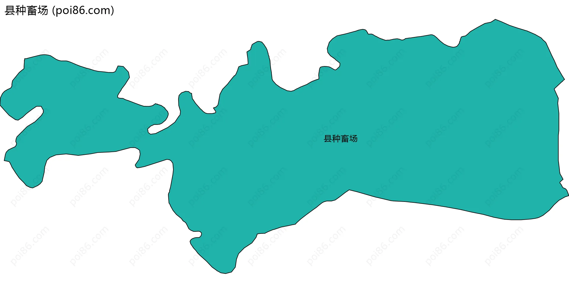 县种畜场边界地图