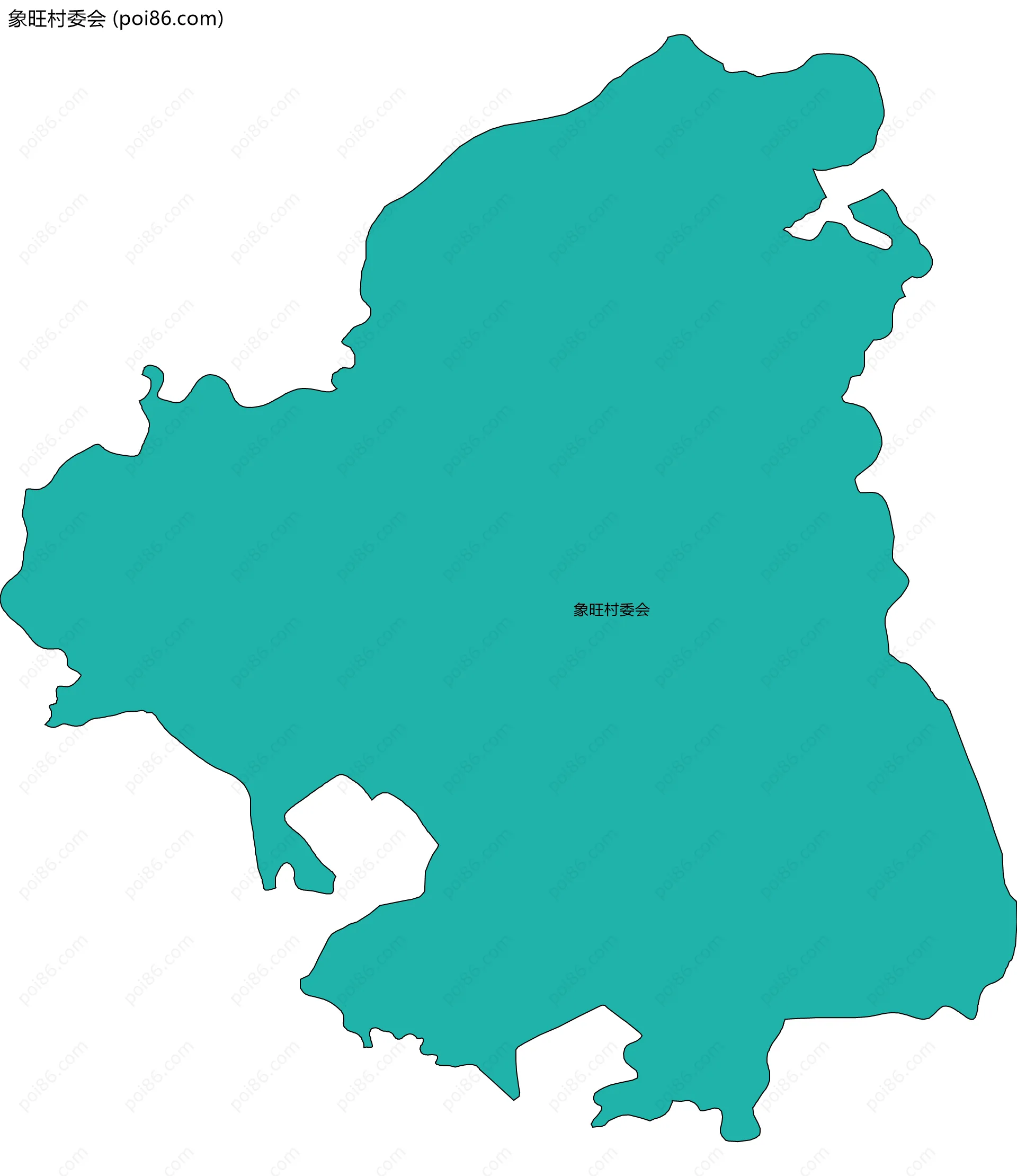 象旺村委会边界地图