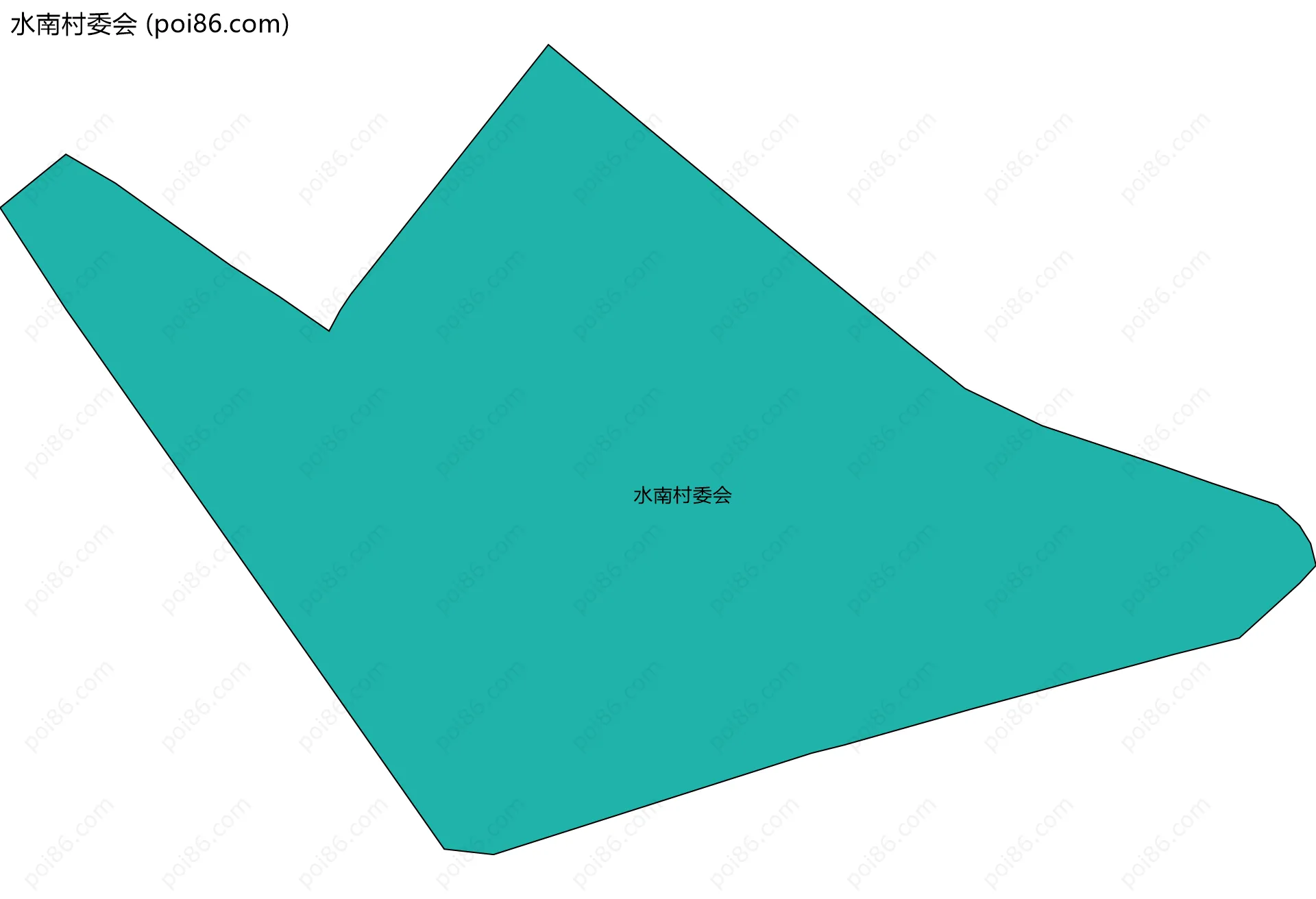 水南村委会边界地图
