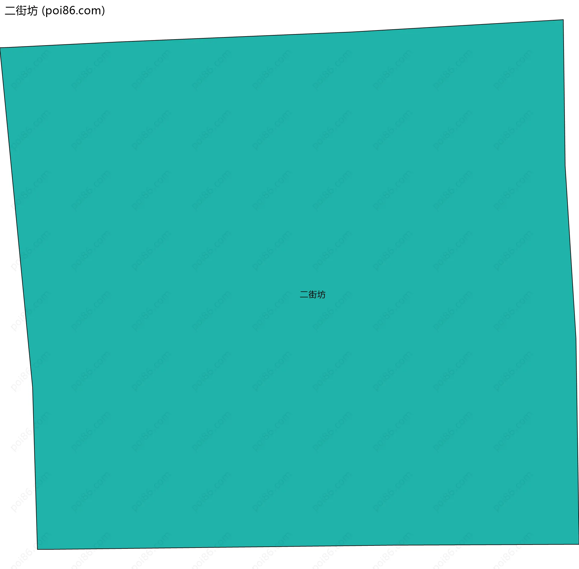 二街坊边界地图