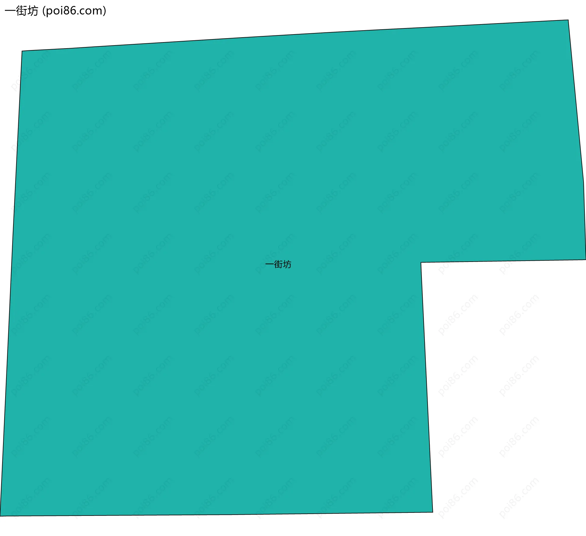 一街坊边界地图