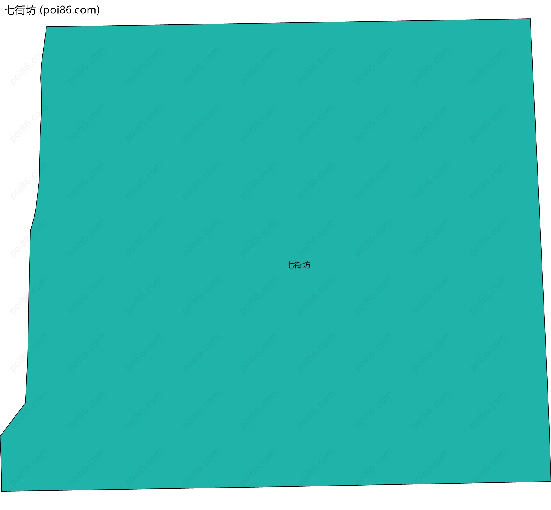 七街坊边界地图