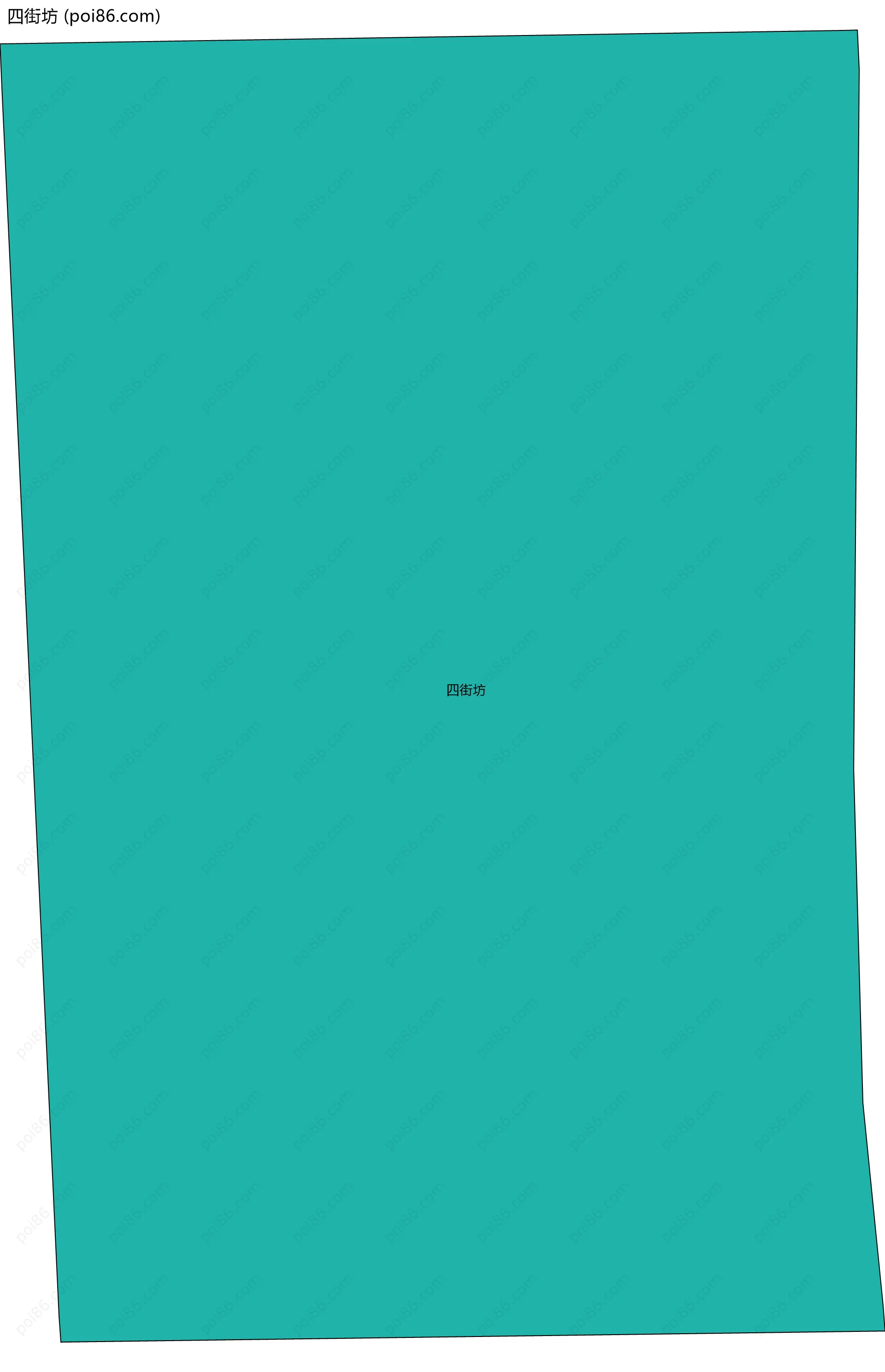 四街坊边界地图