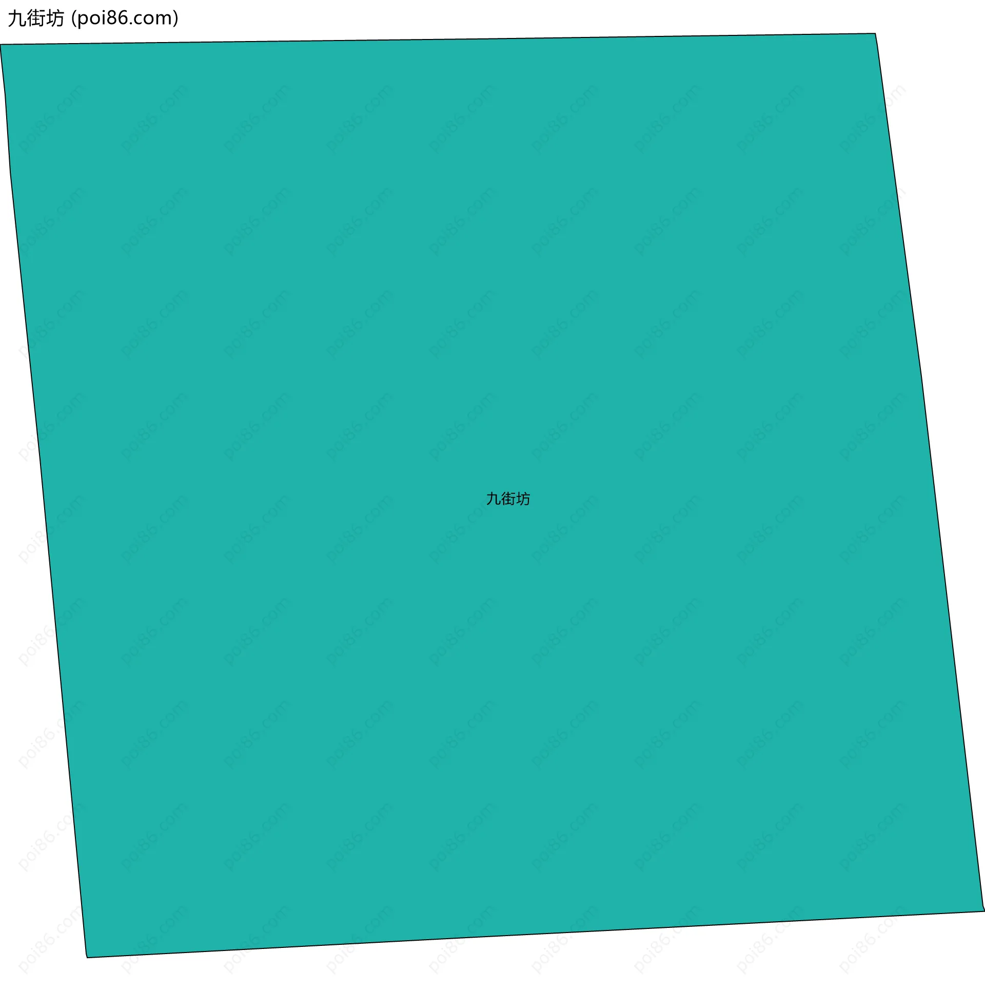 九街坊边界地图