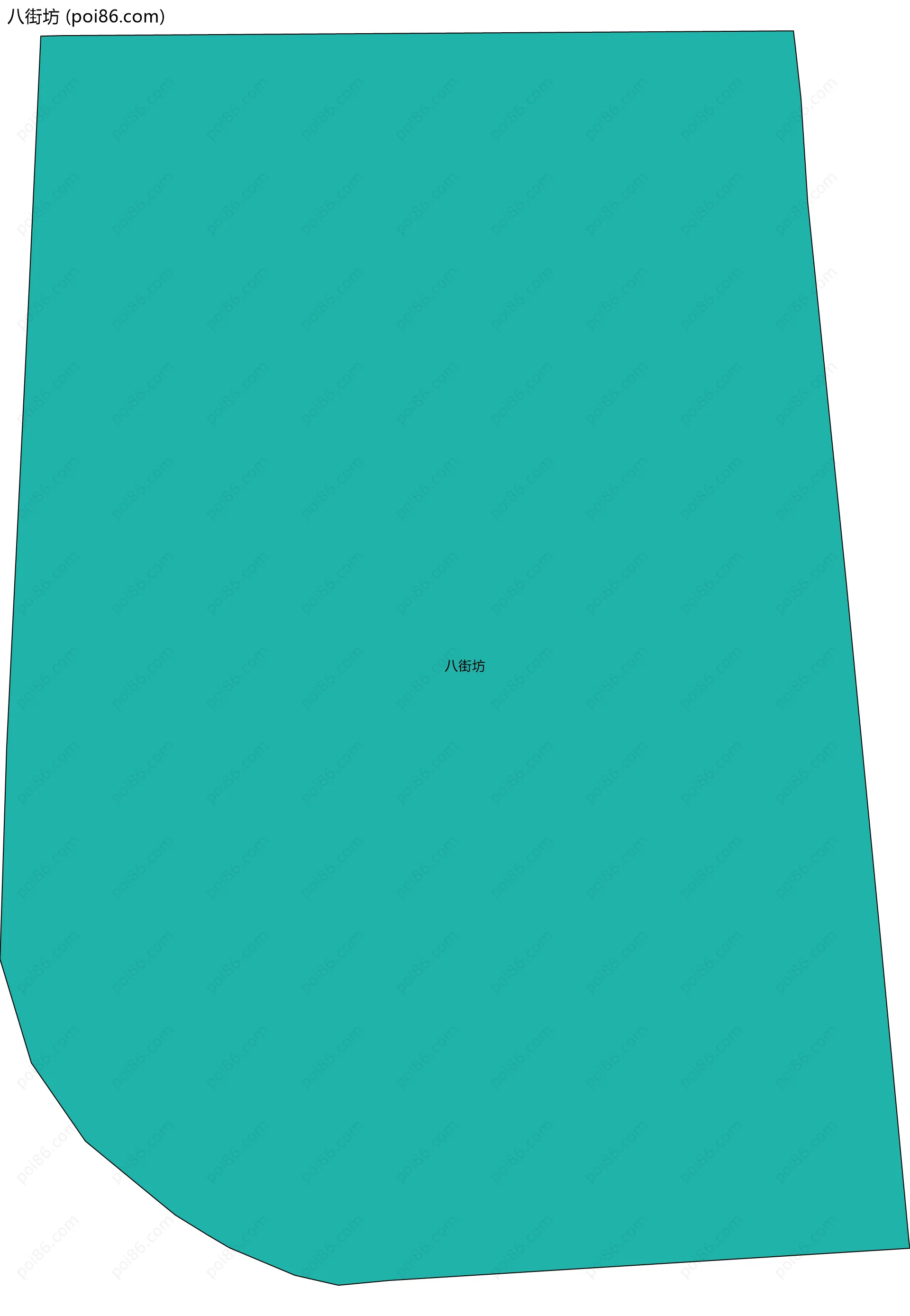 八街坊边界地图