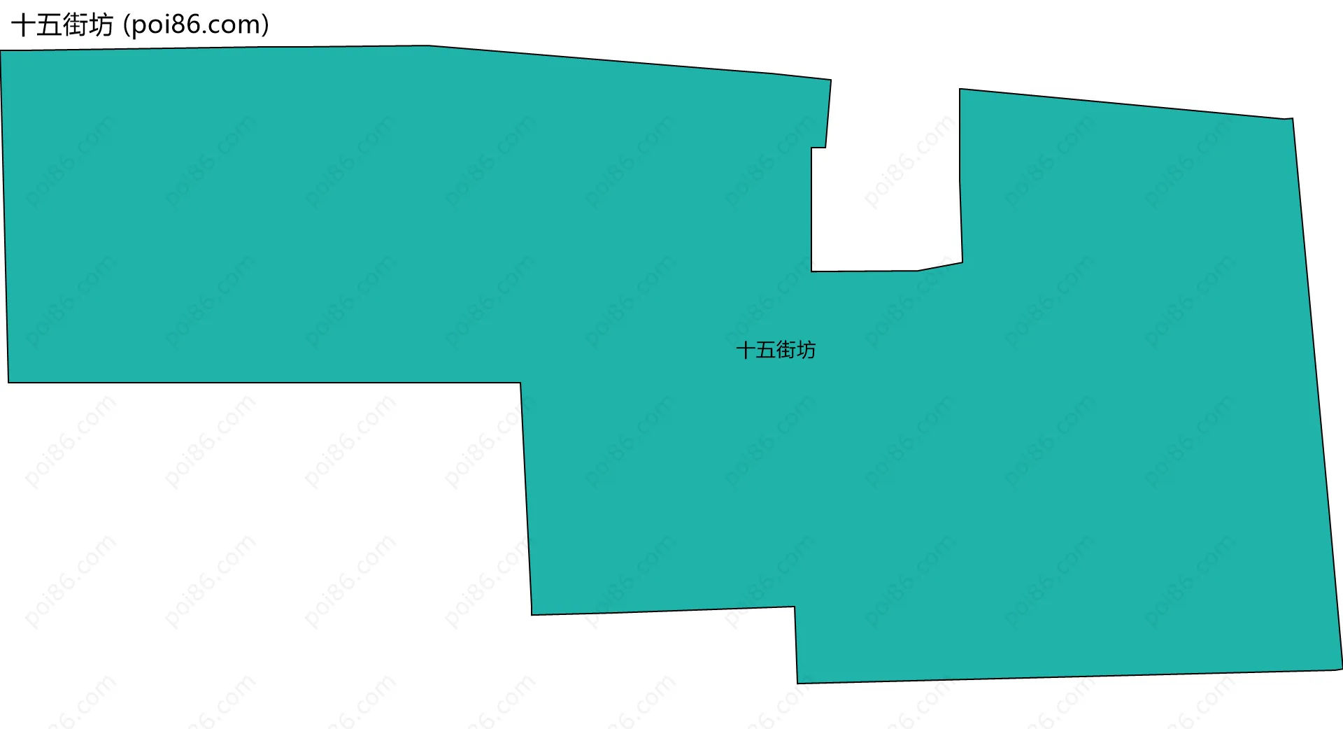 十五街坊边界地图