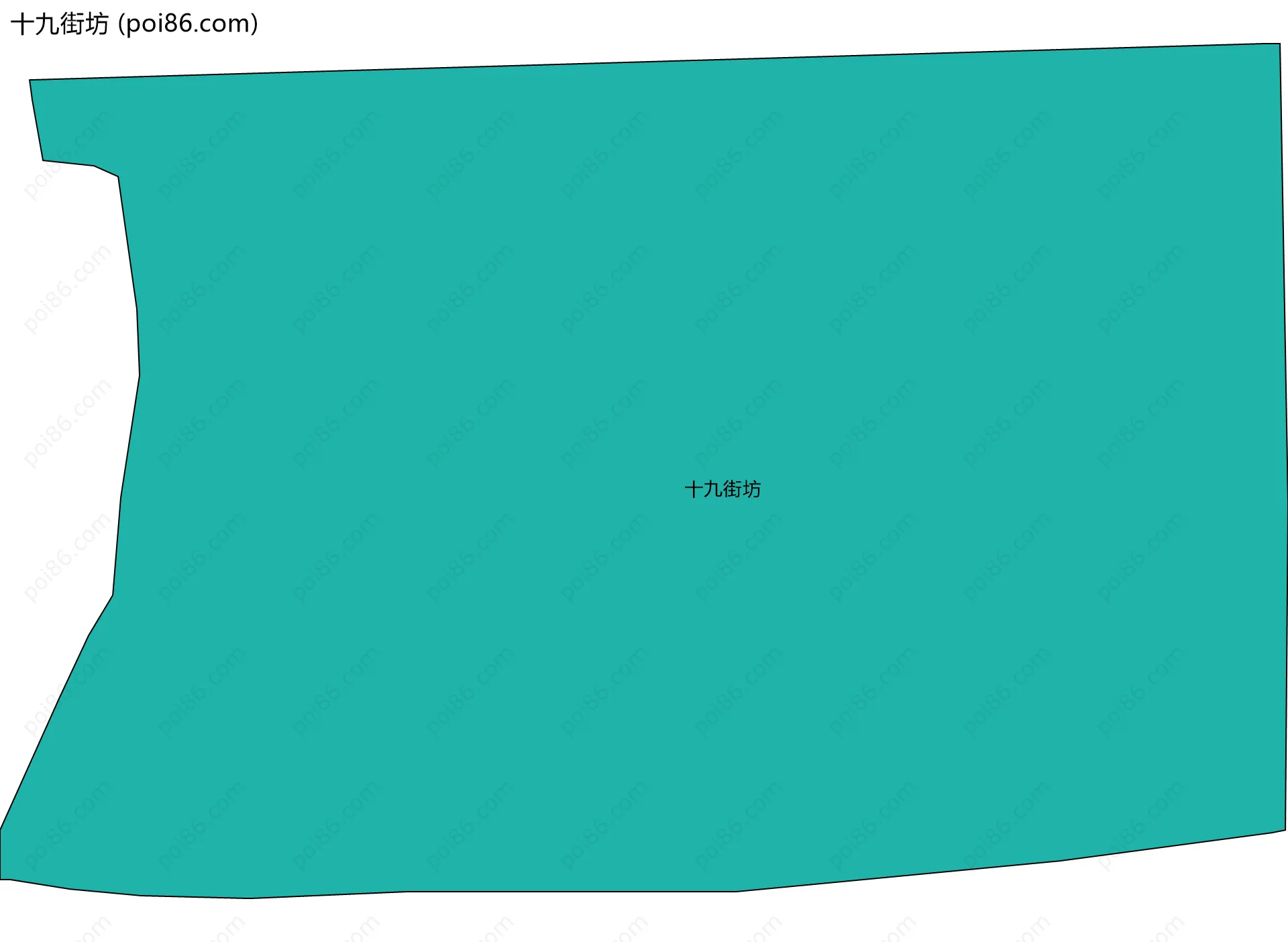 十九街坊边界地图