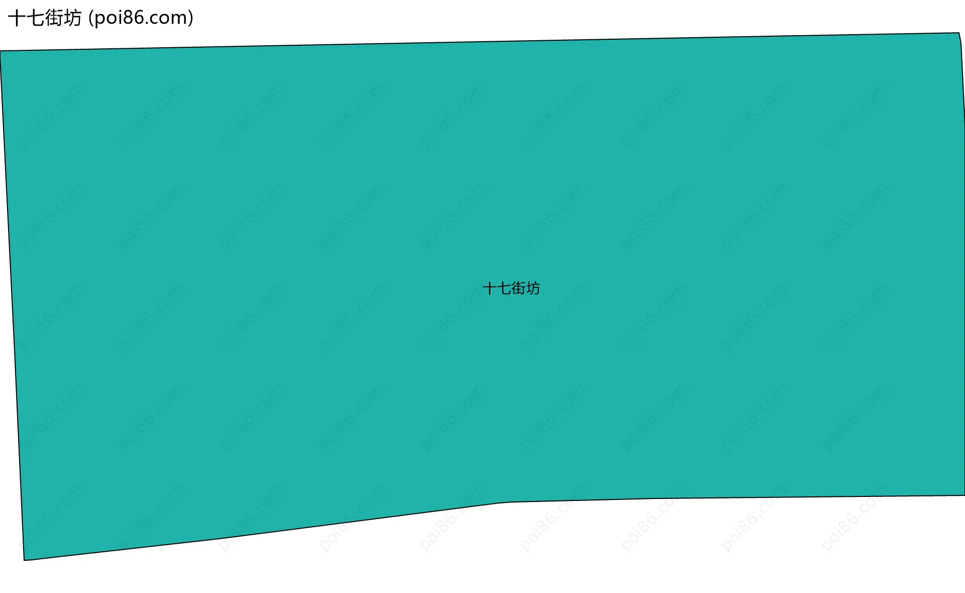 十七街坊边界地图