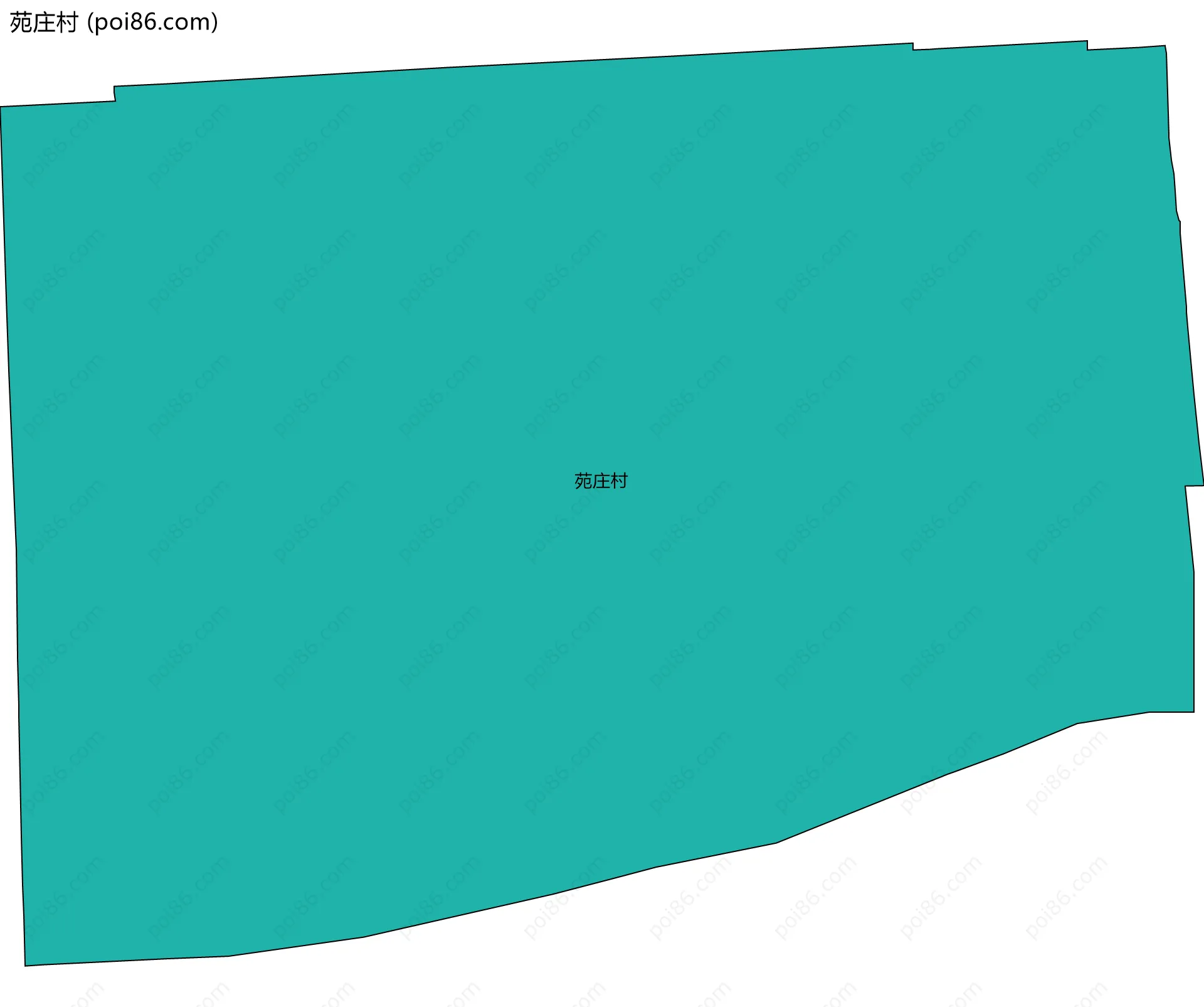 苑庄村边界地图