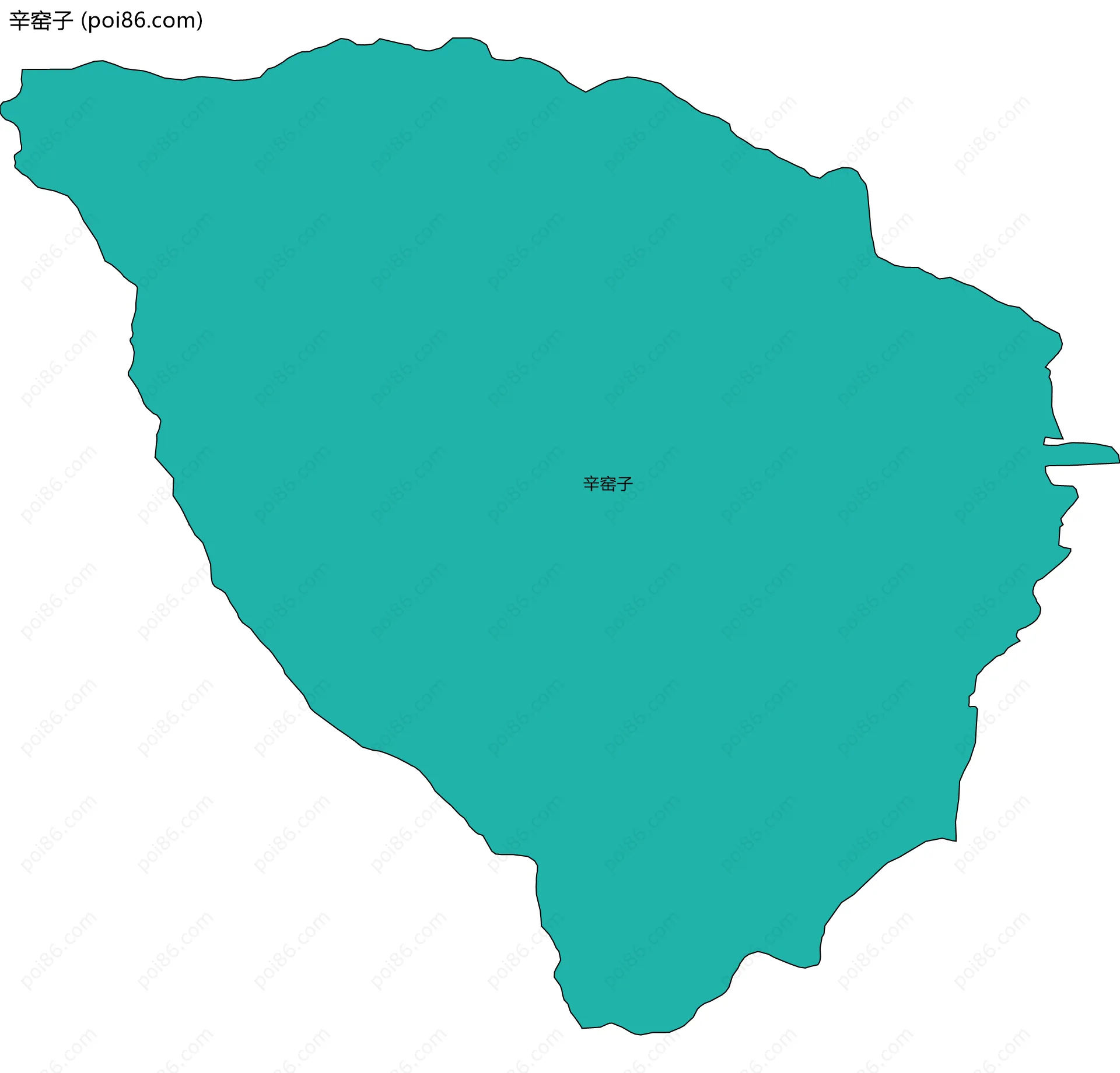 辛窑子边界地图