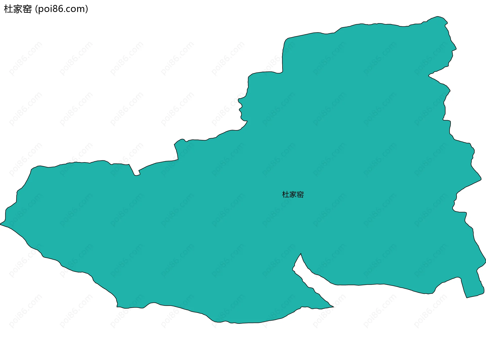 杜家窑边界地图