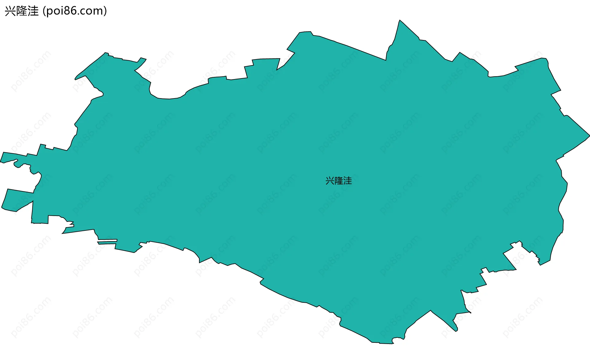 兴隆洼边界地图