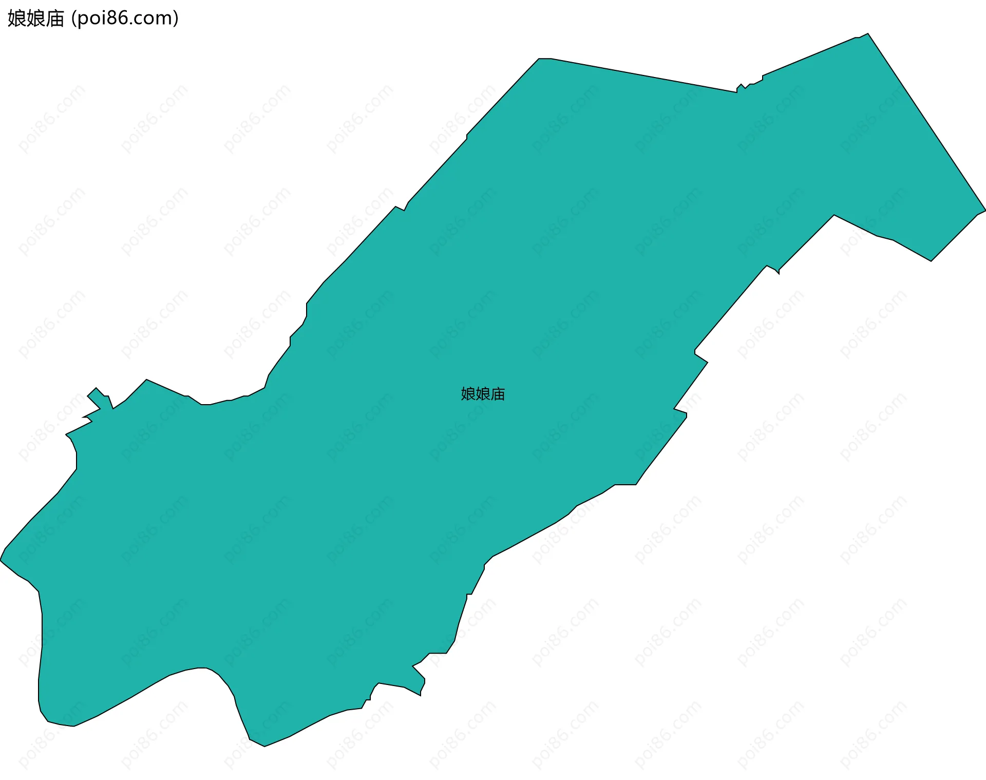 娘娘庙边界地图