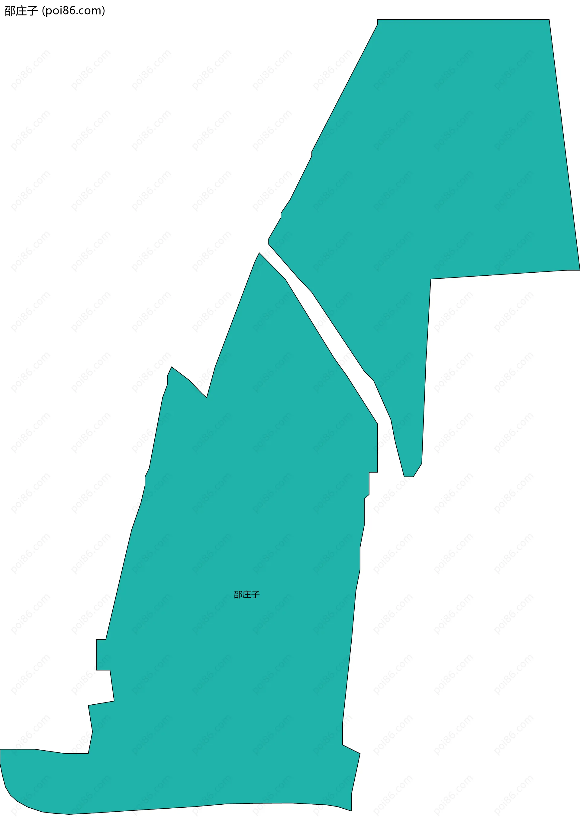 邵庄子边界地图