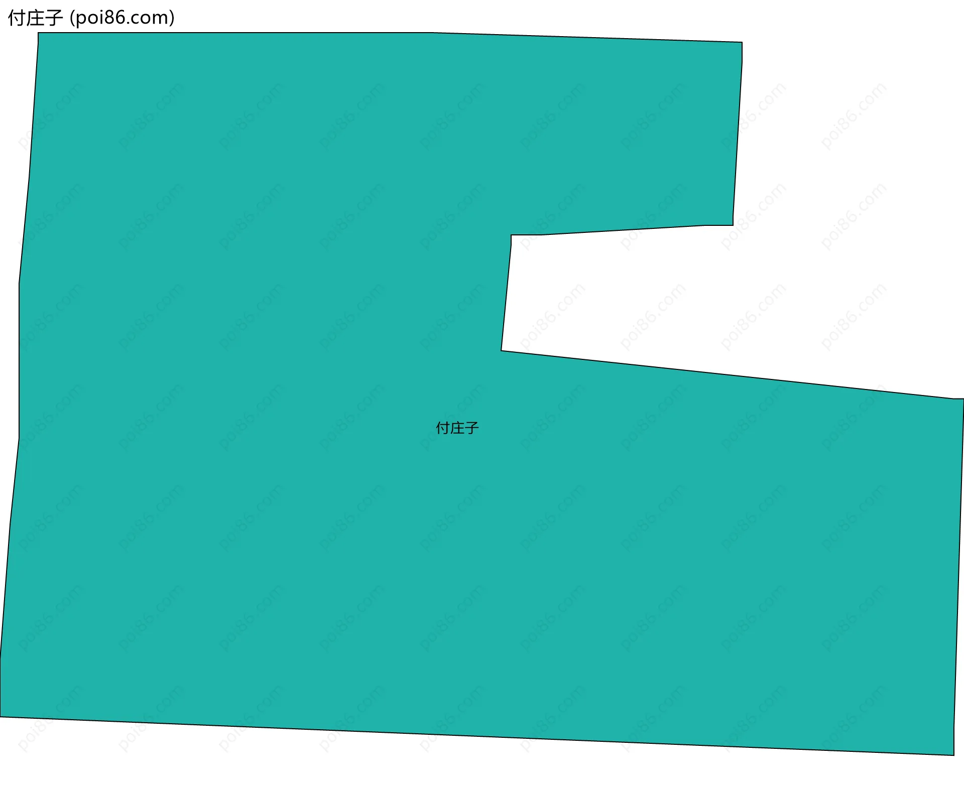 付庄子边界地图