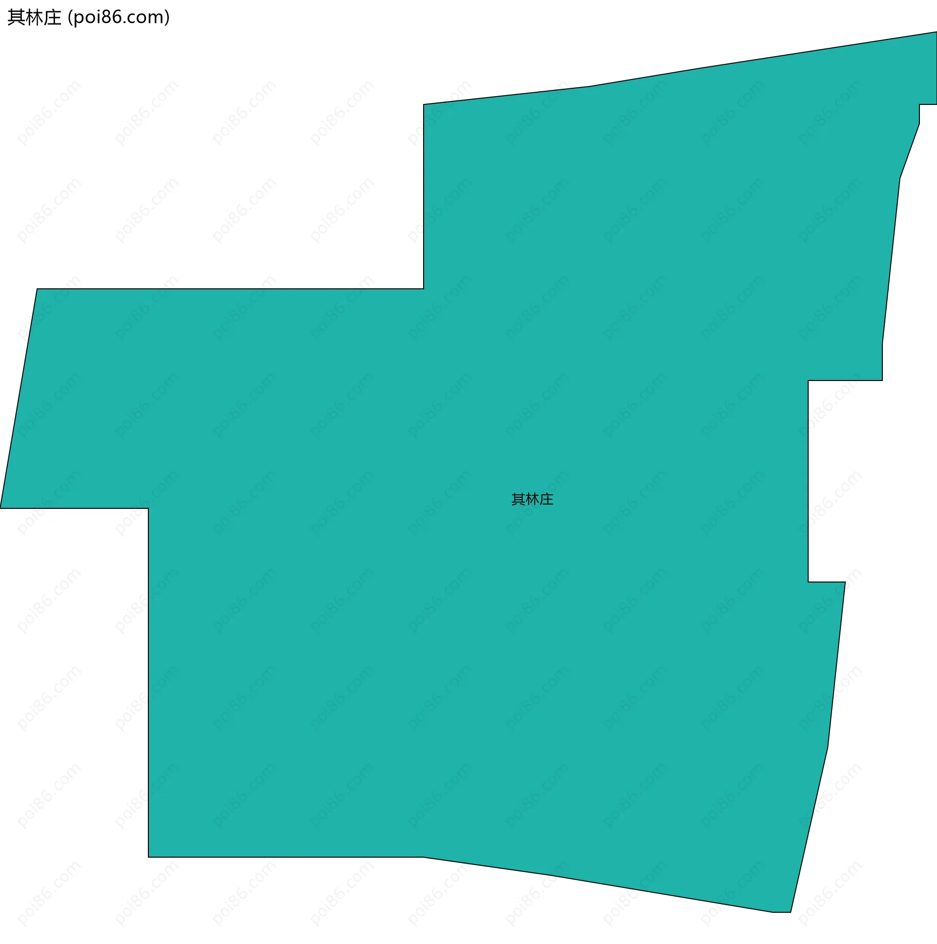 其林庄边界地图