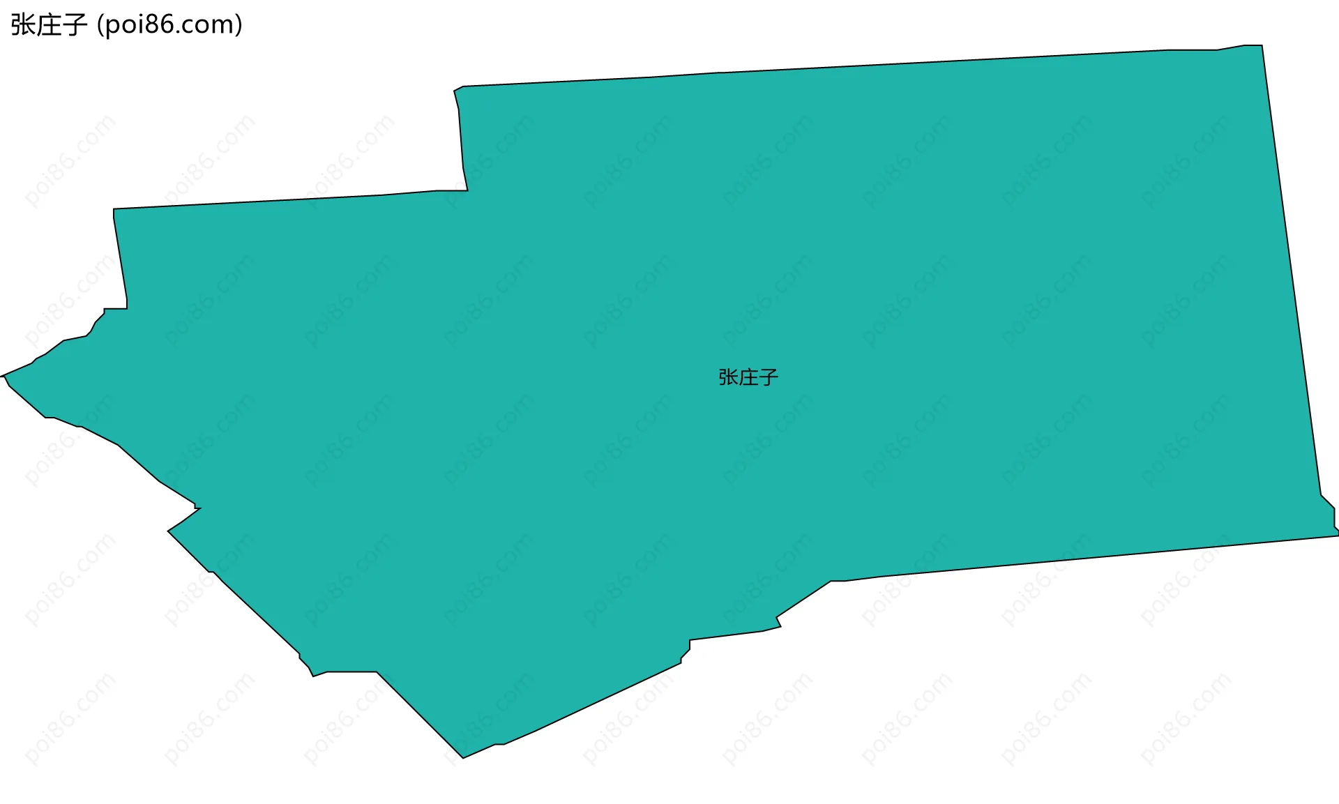 张庄子边界地图