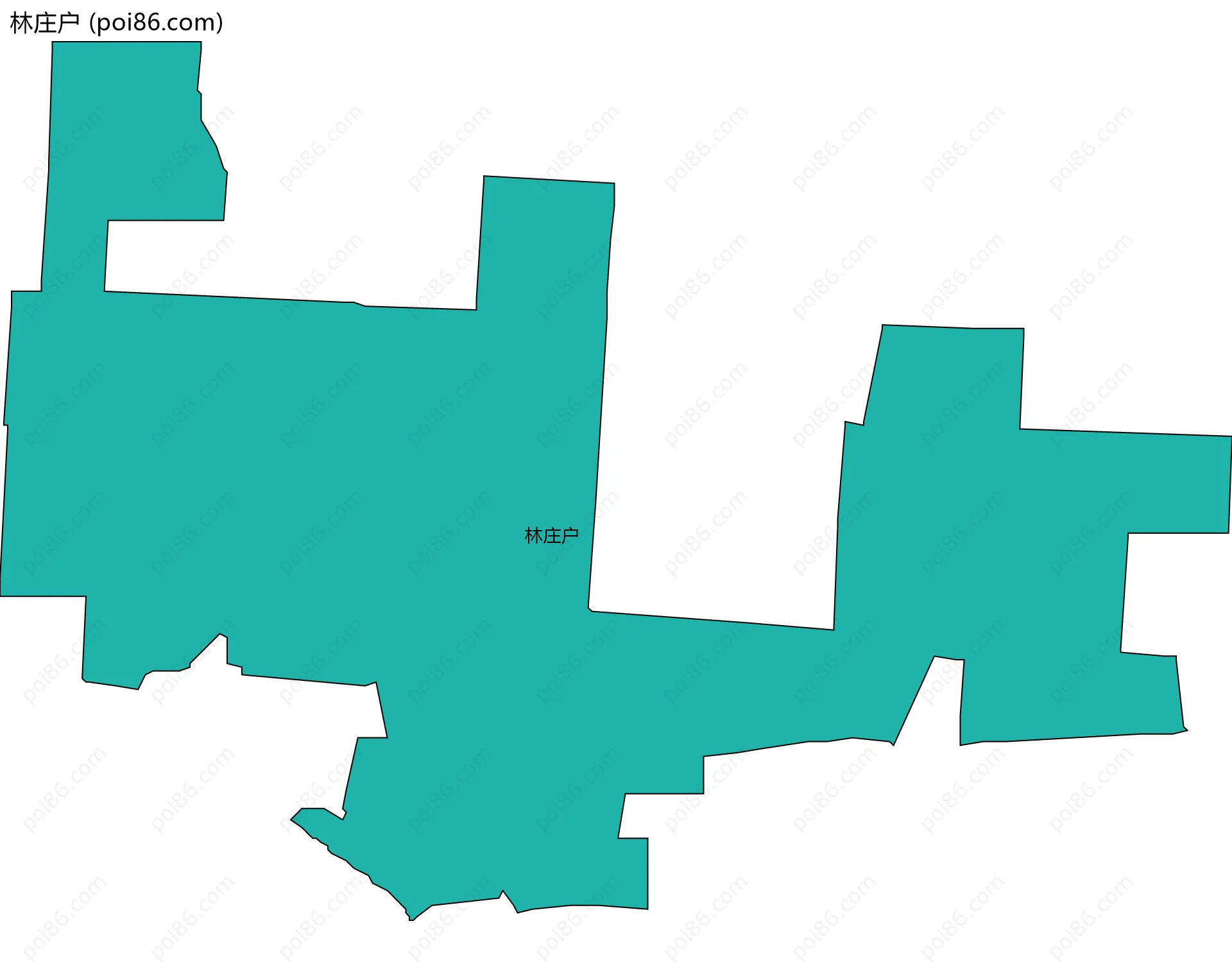 林庄户边界地图