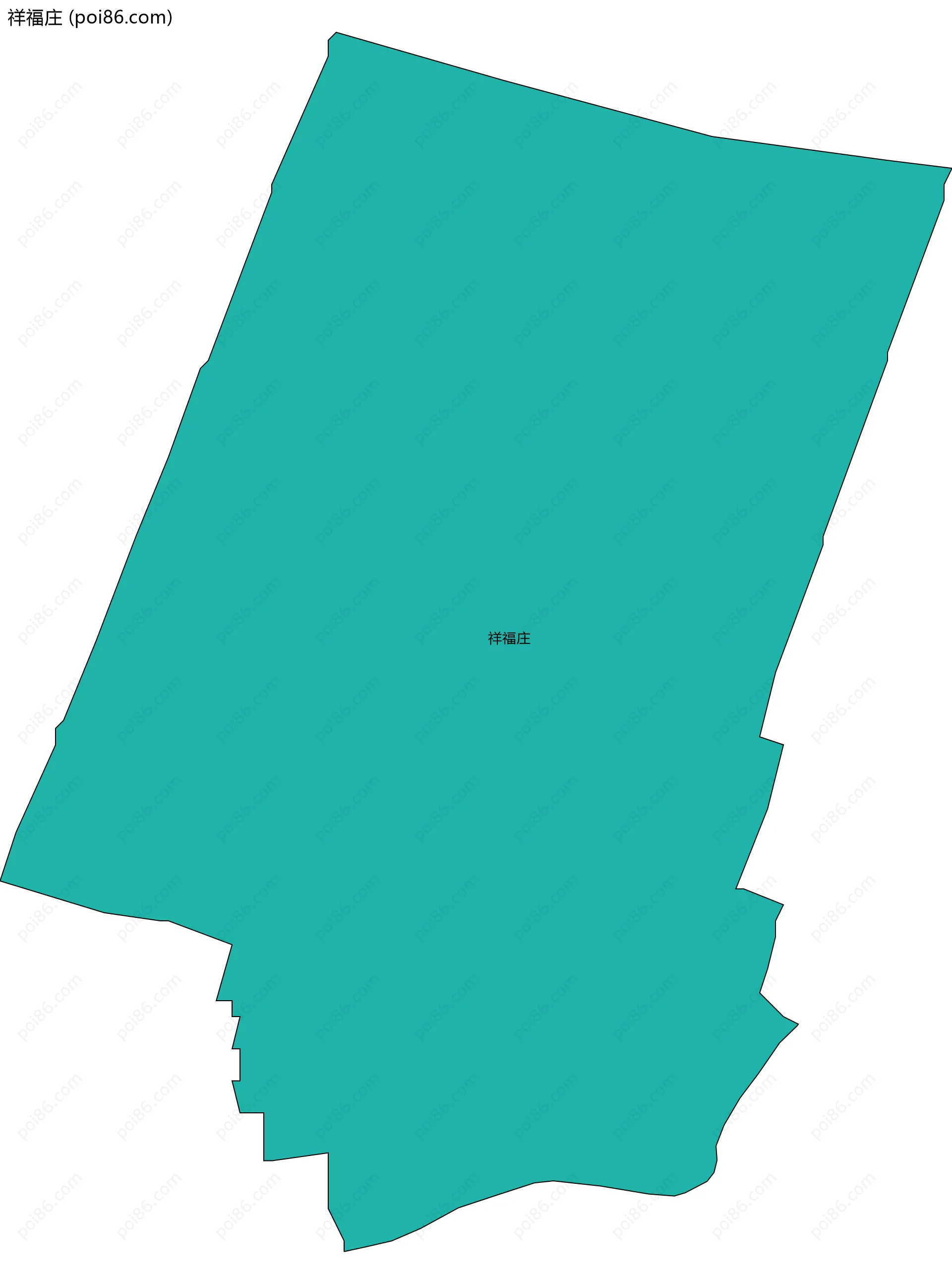 祥福庄边界地图