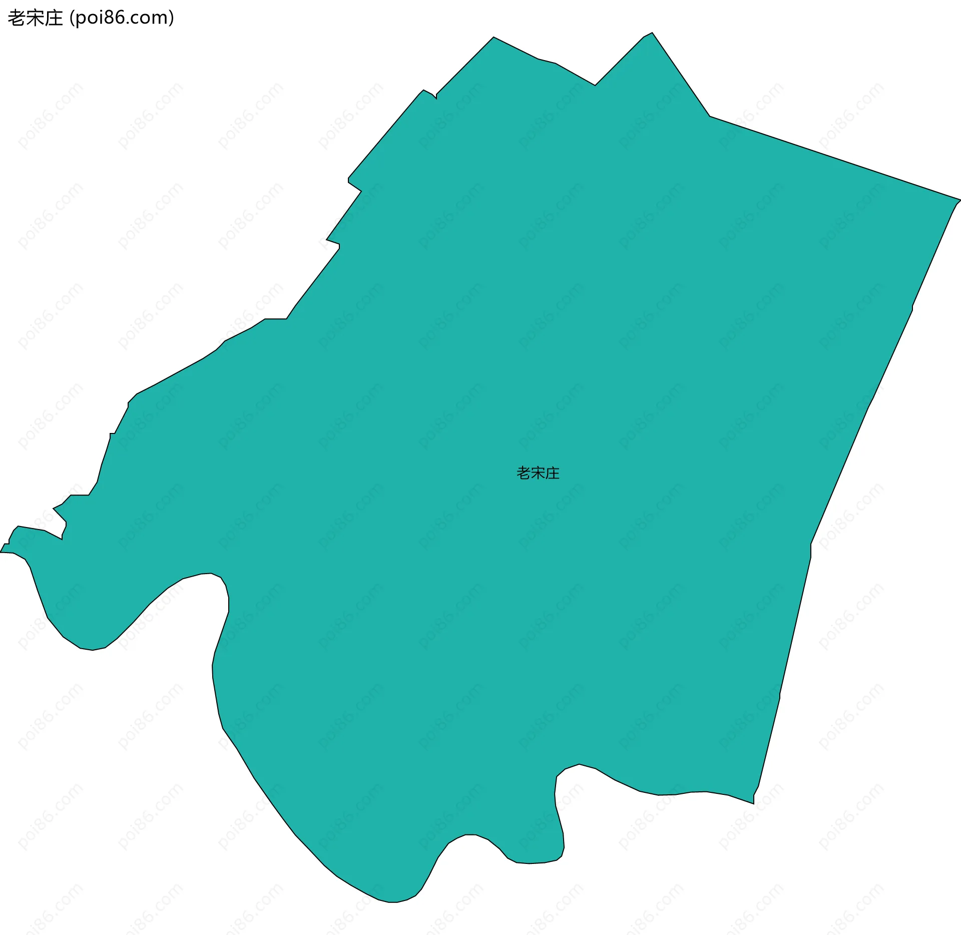 老宋庄边界地图