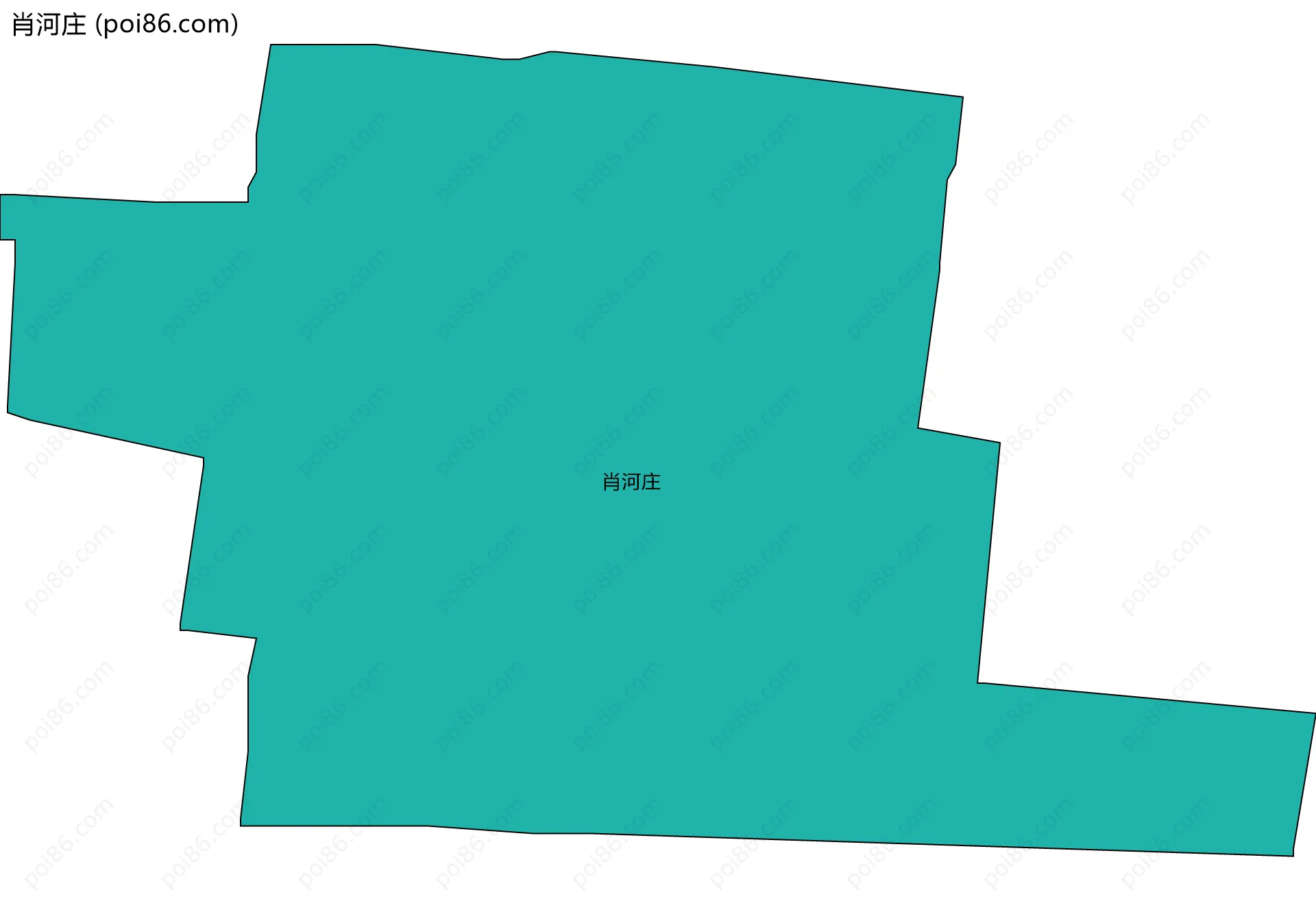肖河庄边界地图