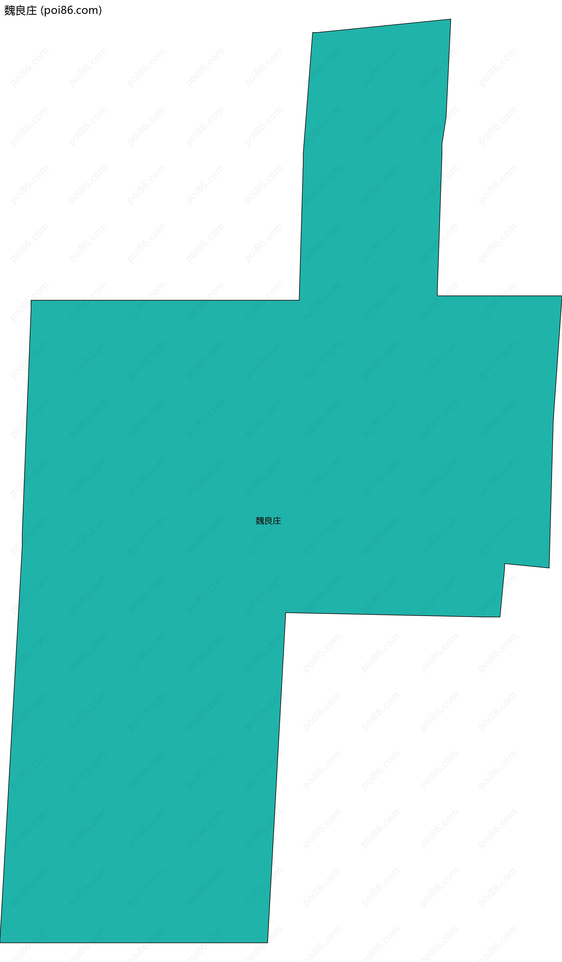 魏良庄边界地图