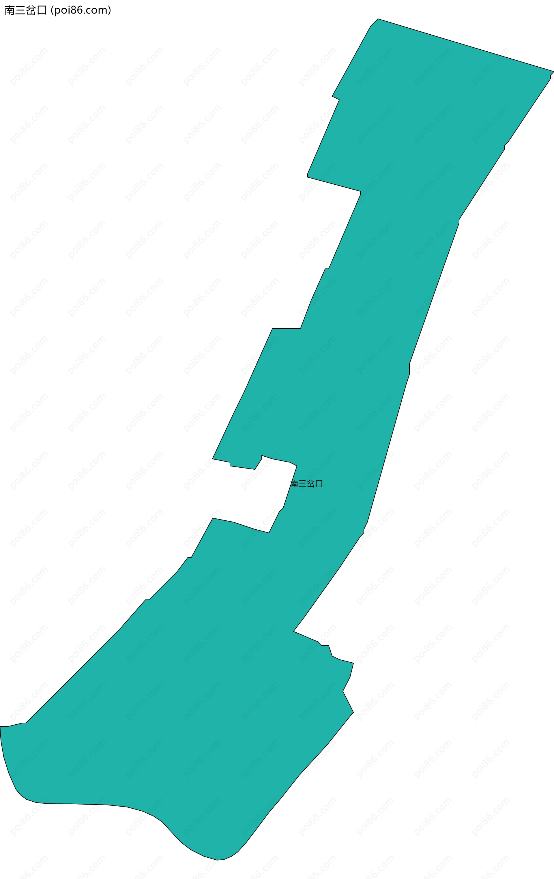 南三岔口边界地图