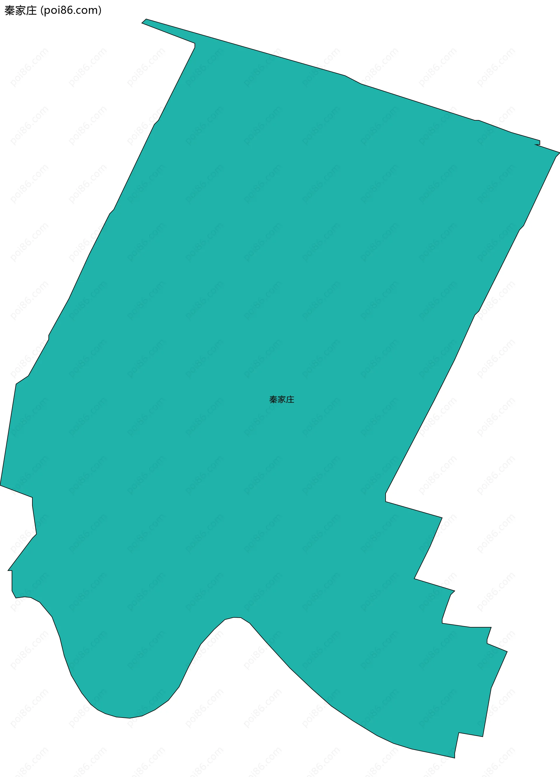 秦家庄边界地图