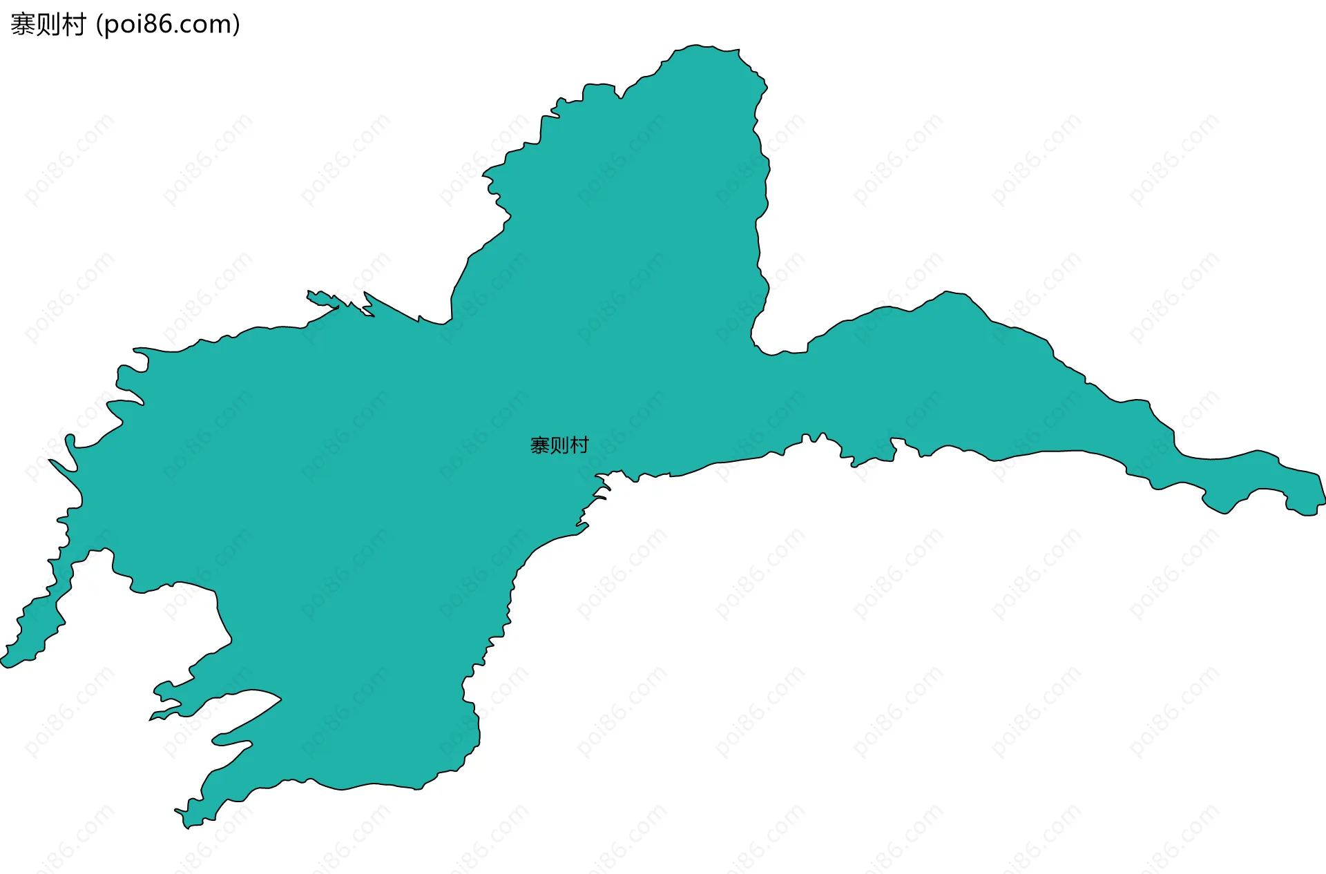 寨则村边界地图