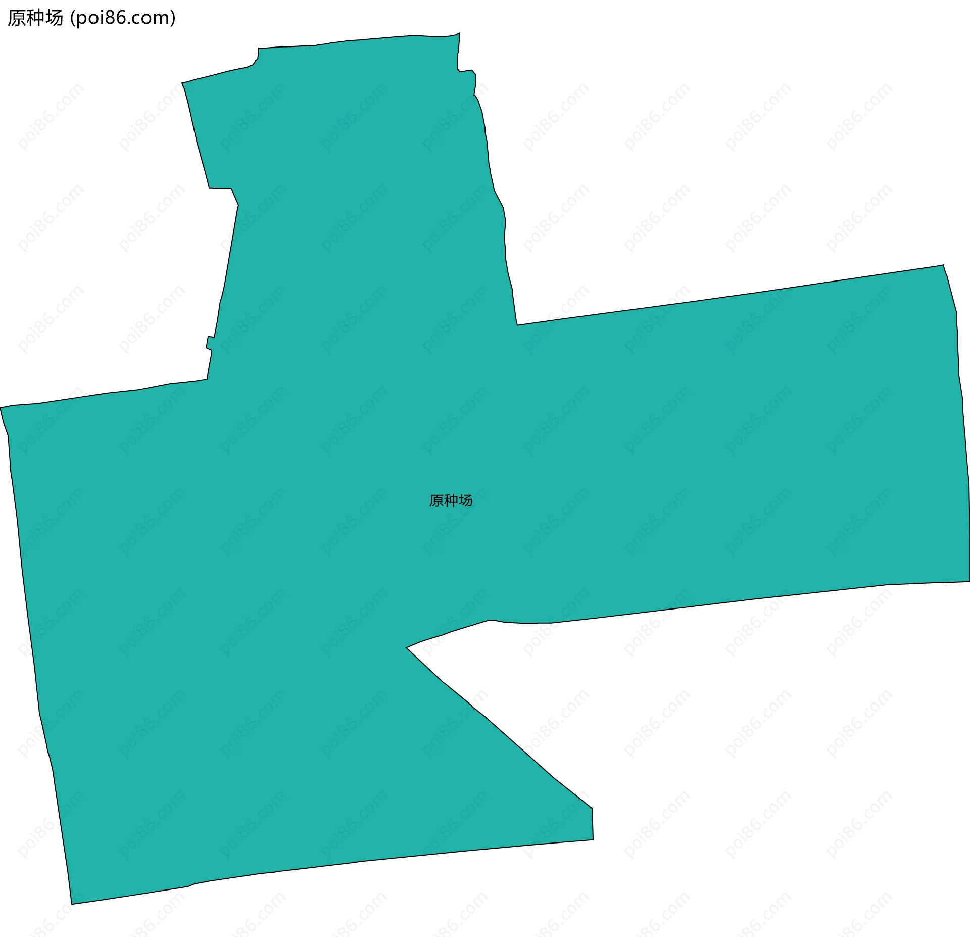 原种场边界地图