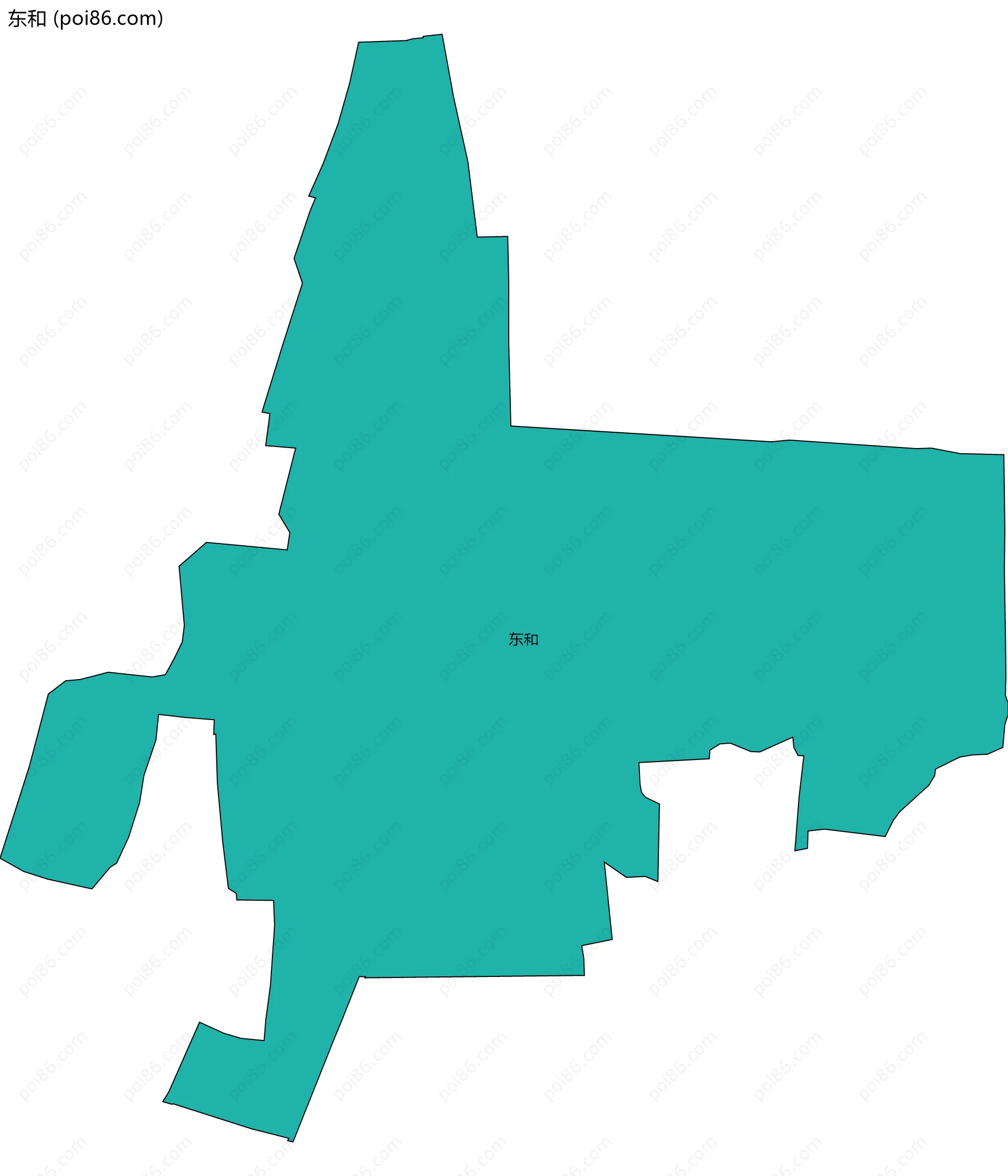 东和边界地图