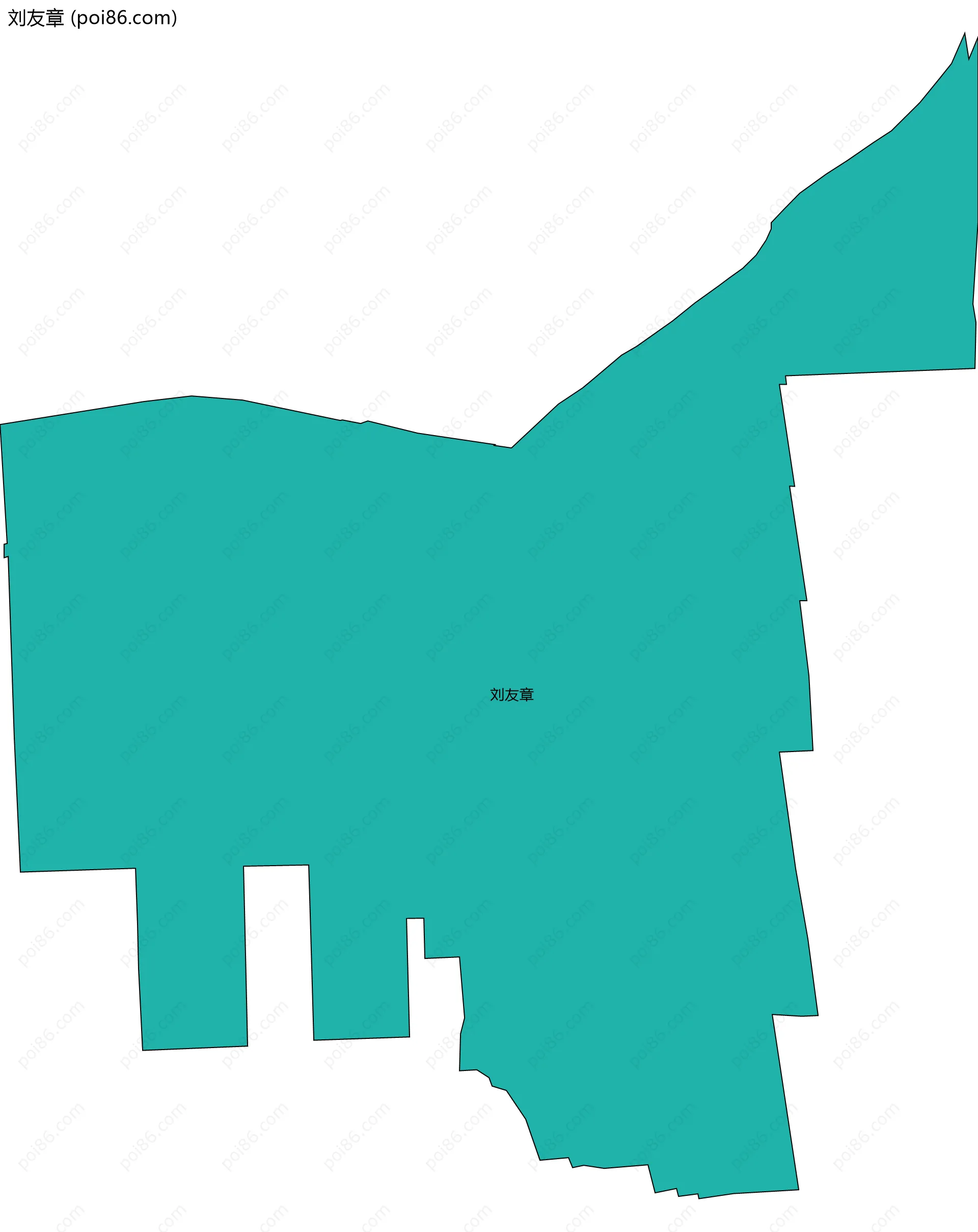 刘友章边界地图