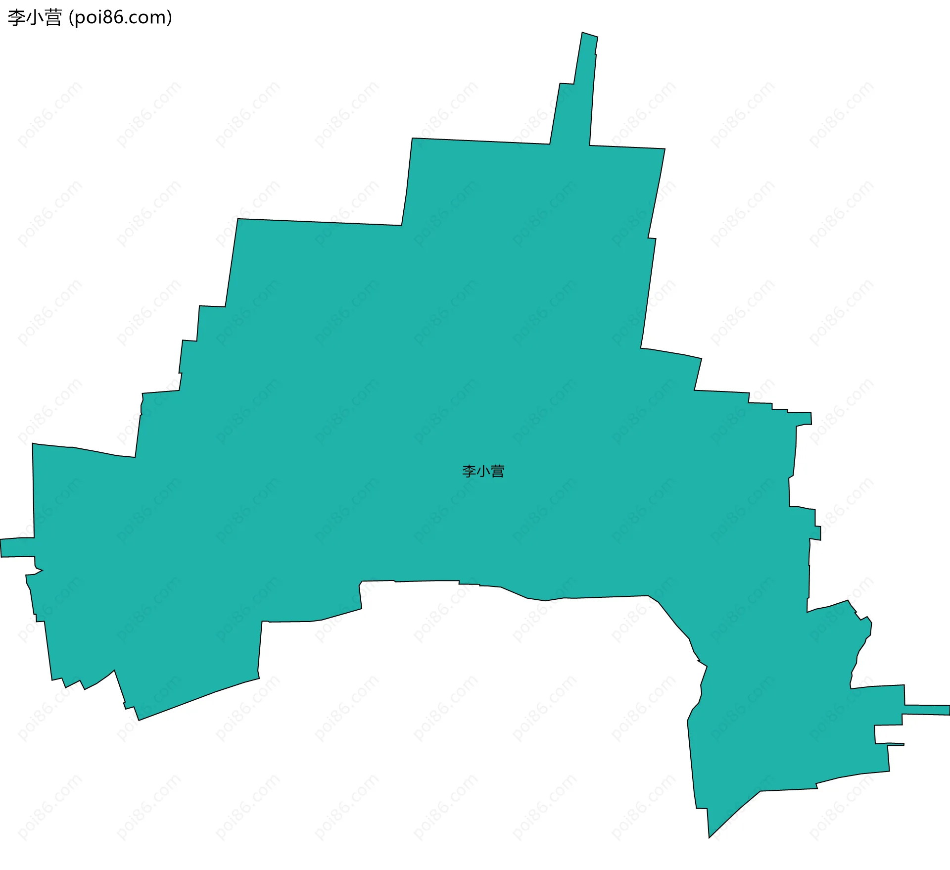 李小营边界地图