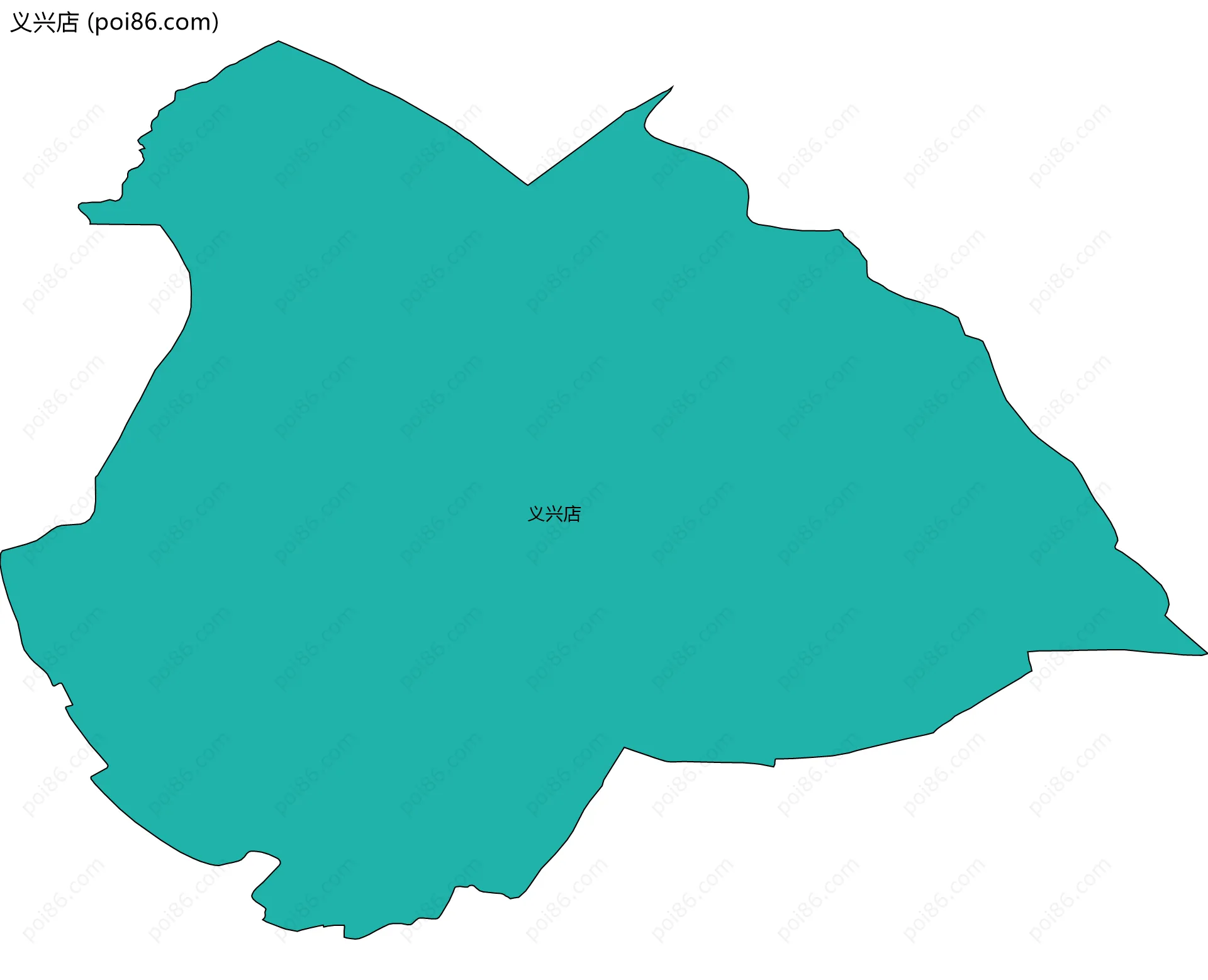 义兴店边界地图