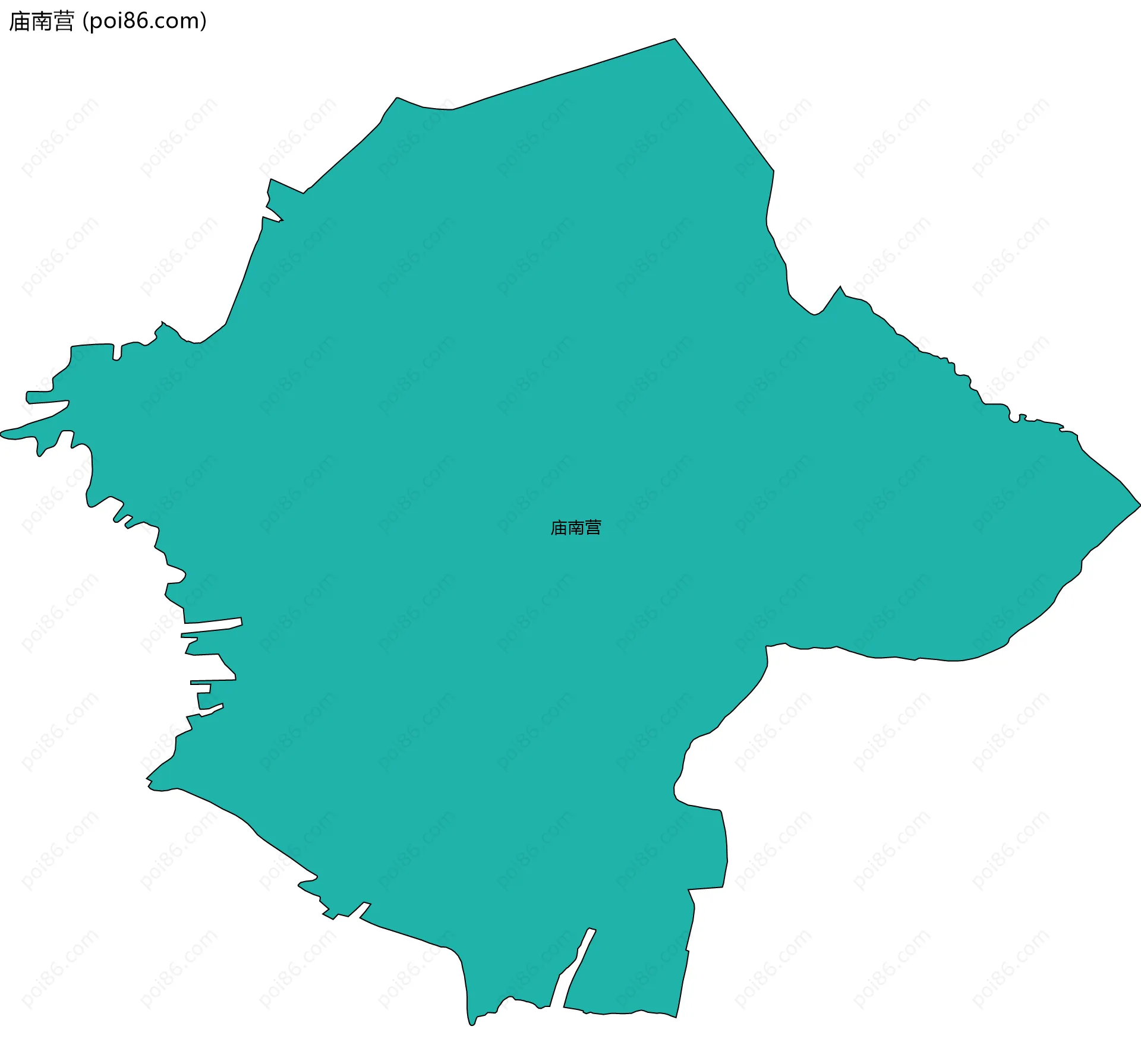 庙南营边界地图