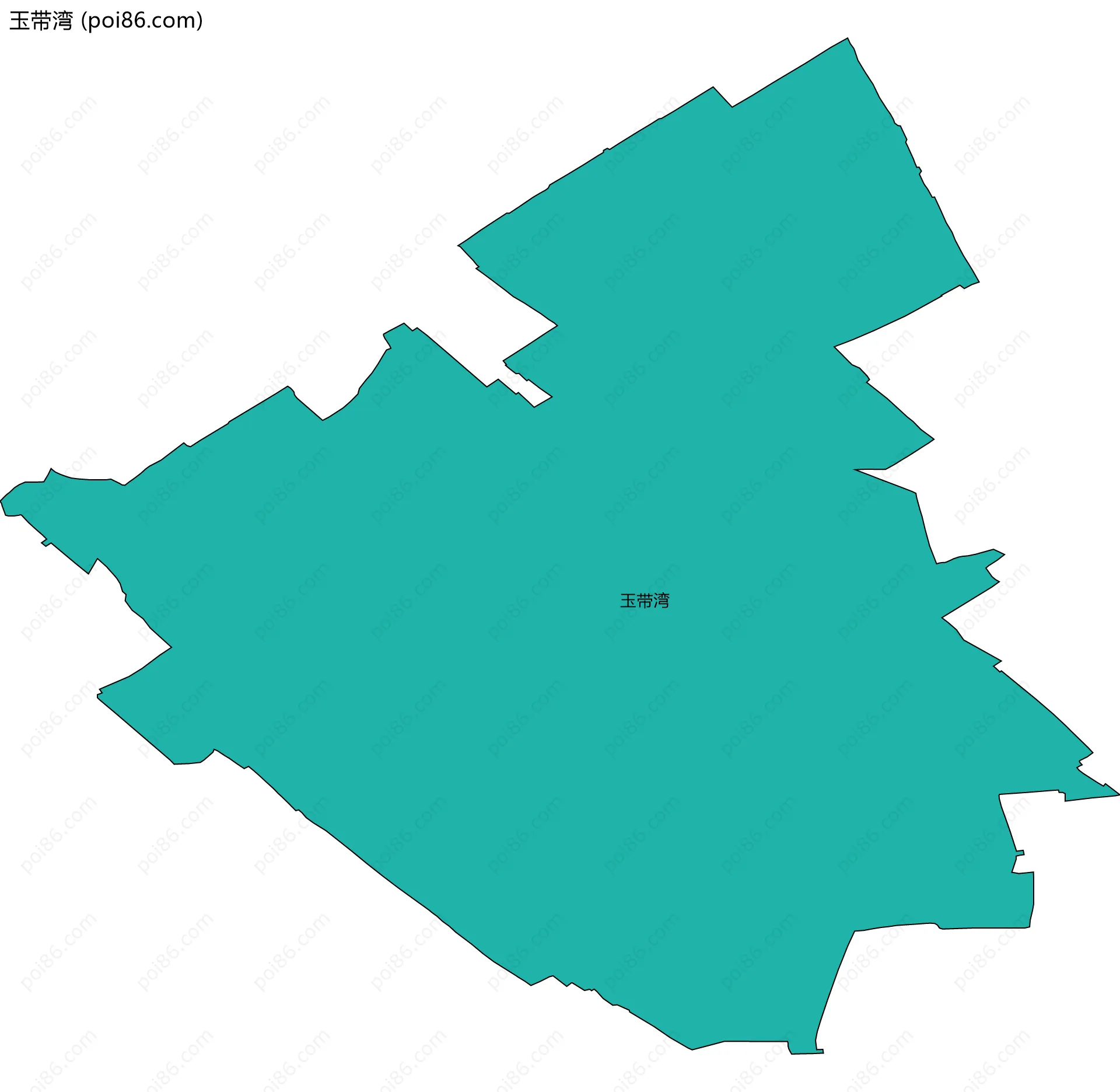 玉带湾边界地图
