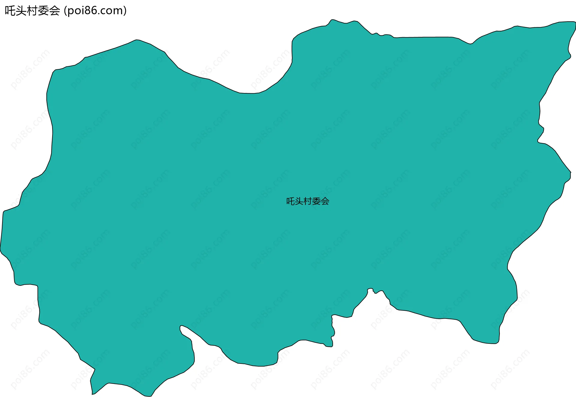 吒头村委会边界地图