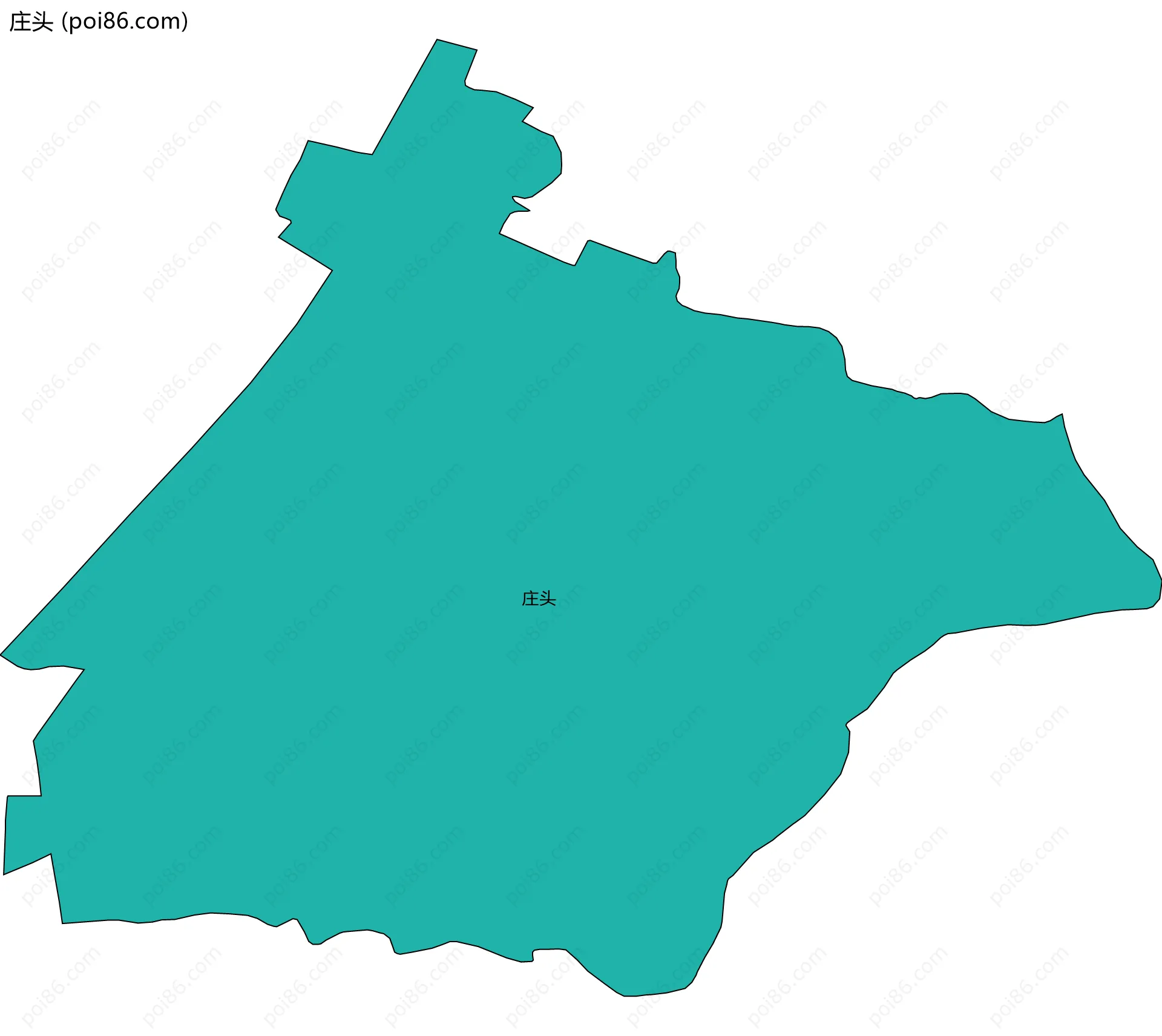 庄头边界地图