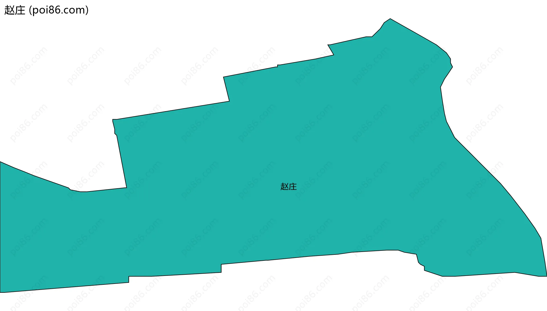 赵庄边界地图